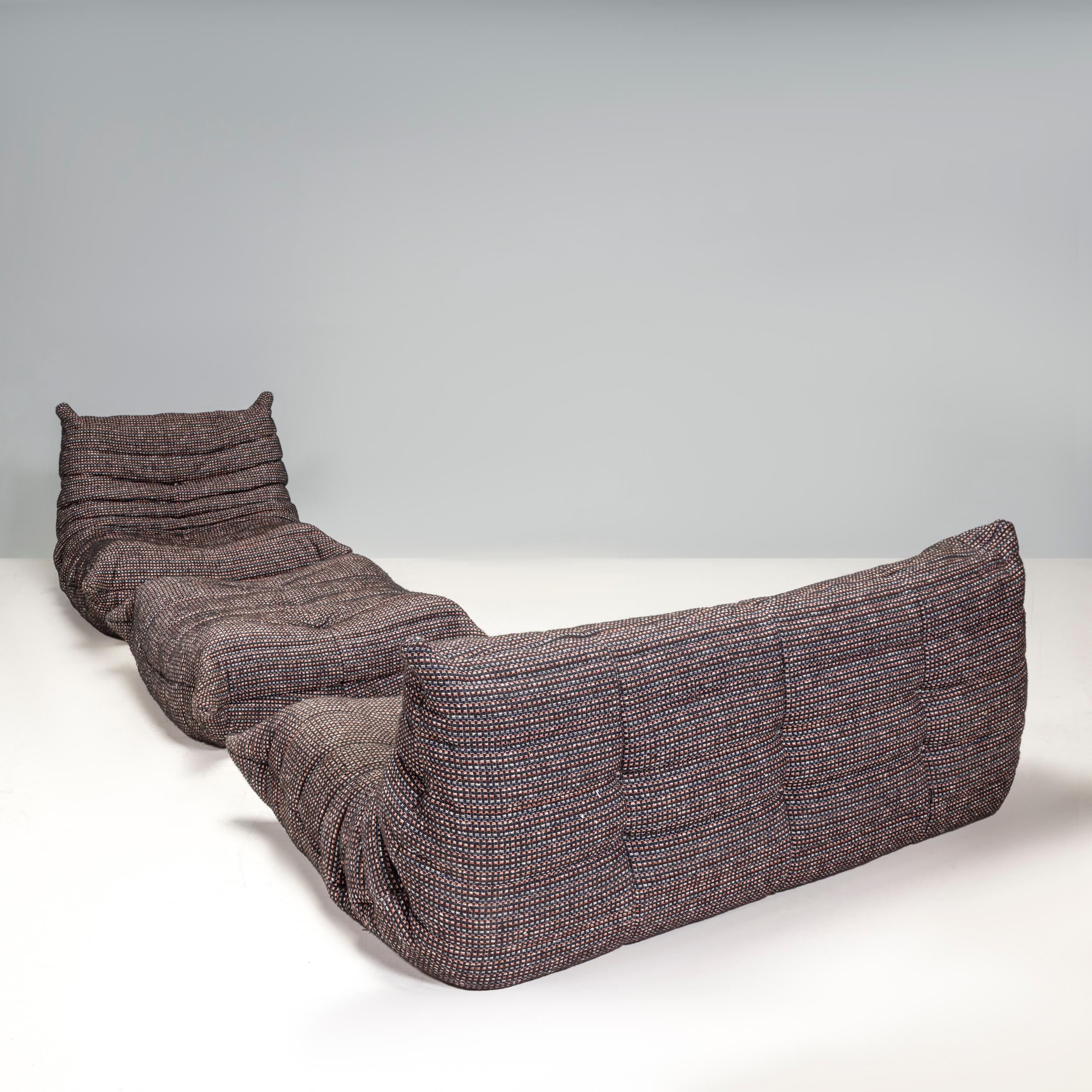 Modulares Sofa aus Ligne Roset von Michel Ducaroy Togo Boucle, 3er-Set im Zustand „Gut“ in London, GB