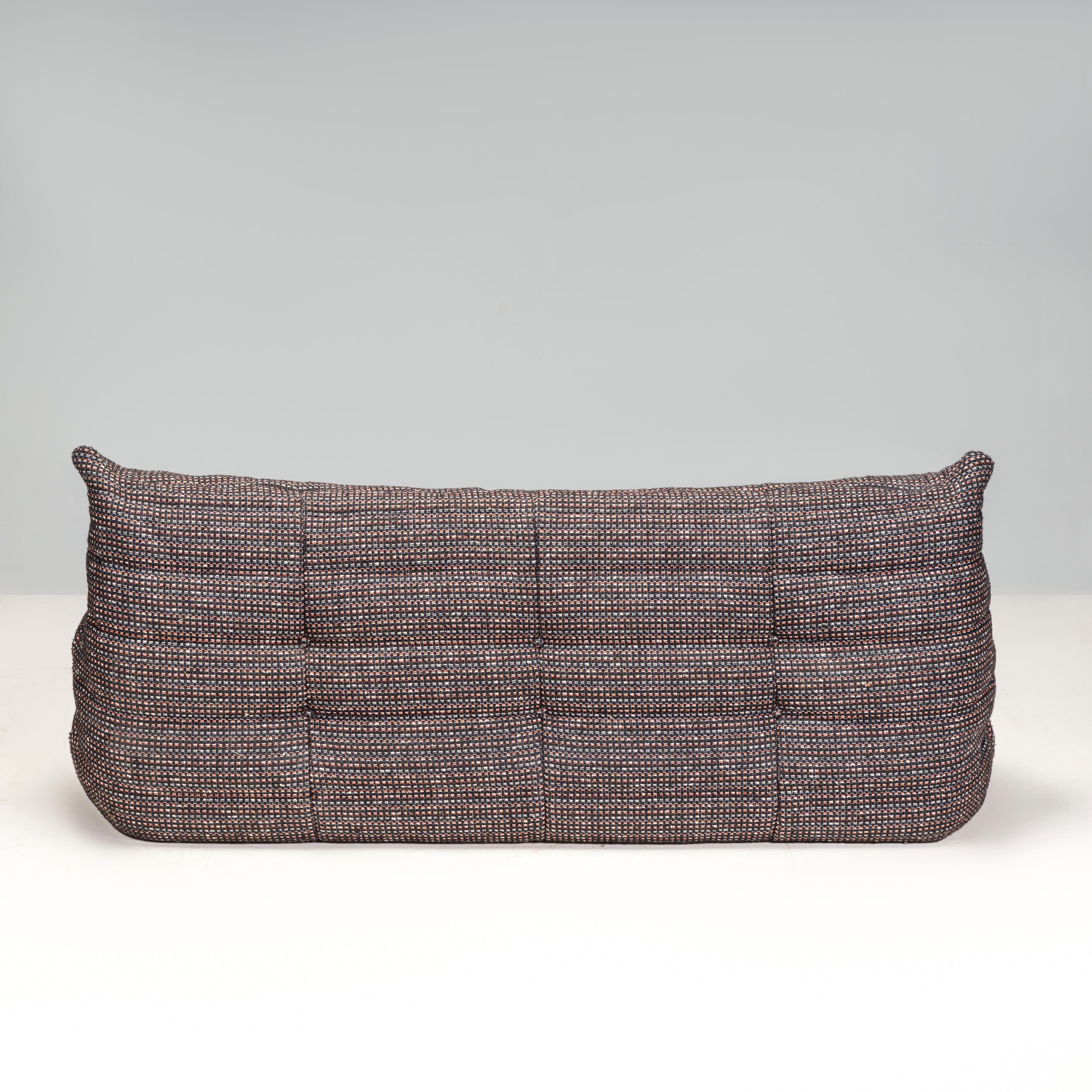 Ligne Roset by Michel Ducaroy Togo Boucle Modular Sofa, Set of 3 1