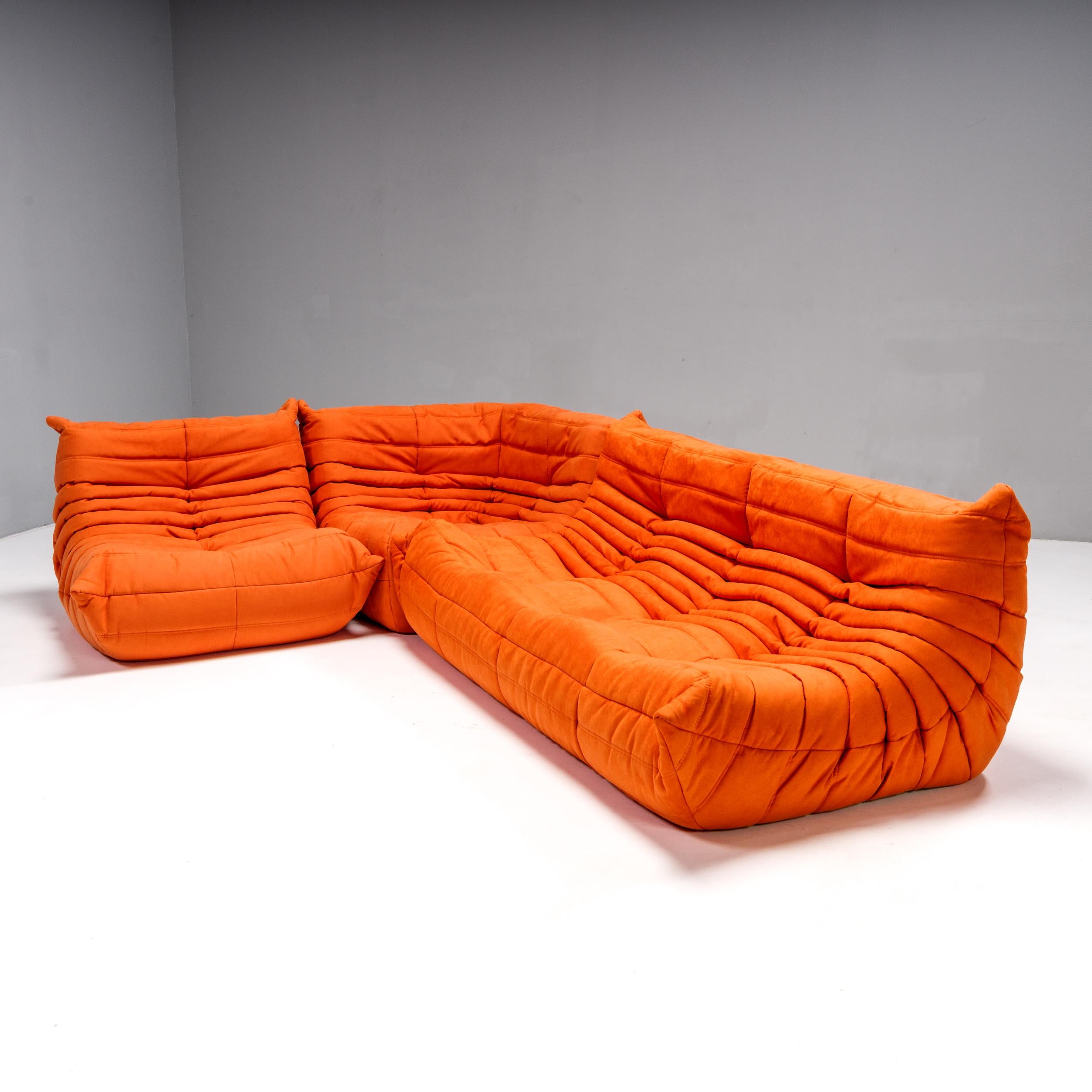 The iconic Togo sofa, originally designed by Michel Ducaroy for Ligne Roset in 1973 has become a design classic.

This three-piece modular set is incredibly versatile and can be configured into one large corner sofa or split for a multitude of