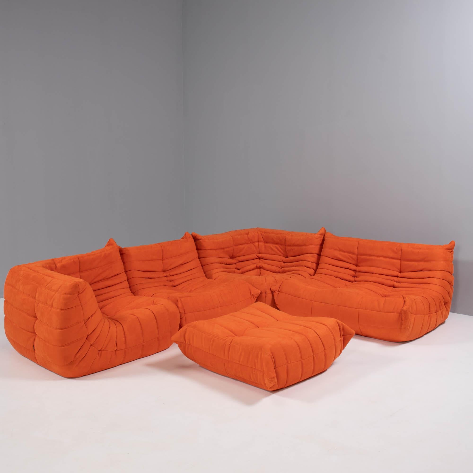 The iconic Togo sofa, originally designed by Michel Ducaroy for Ligne Roset in 1973 has become a design Classic.

This five-piece modular set is incredibly versatile and can be configured into one large corner sofa or split for a multitude of