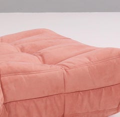 Ligne Roset by Michel Ducaroy Togo Pink Footstool