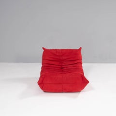 Fauteuil rouge Togo Ligne Roset de Michel Ducaroy
