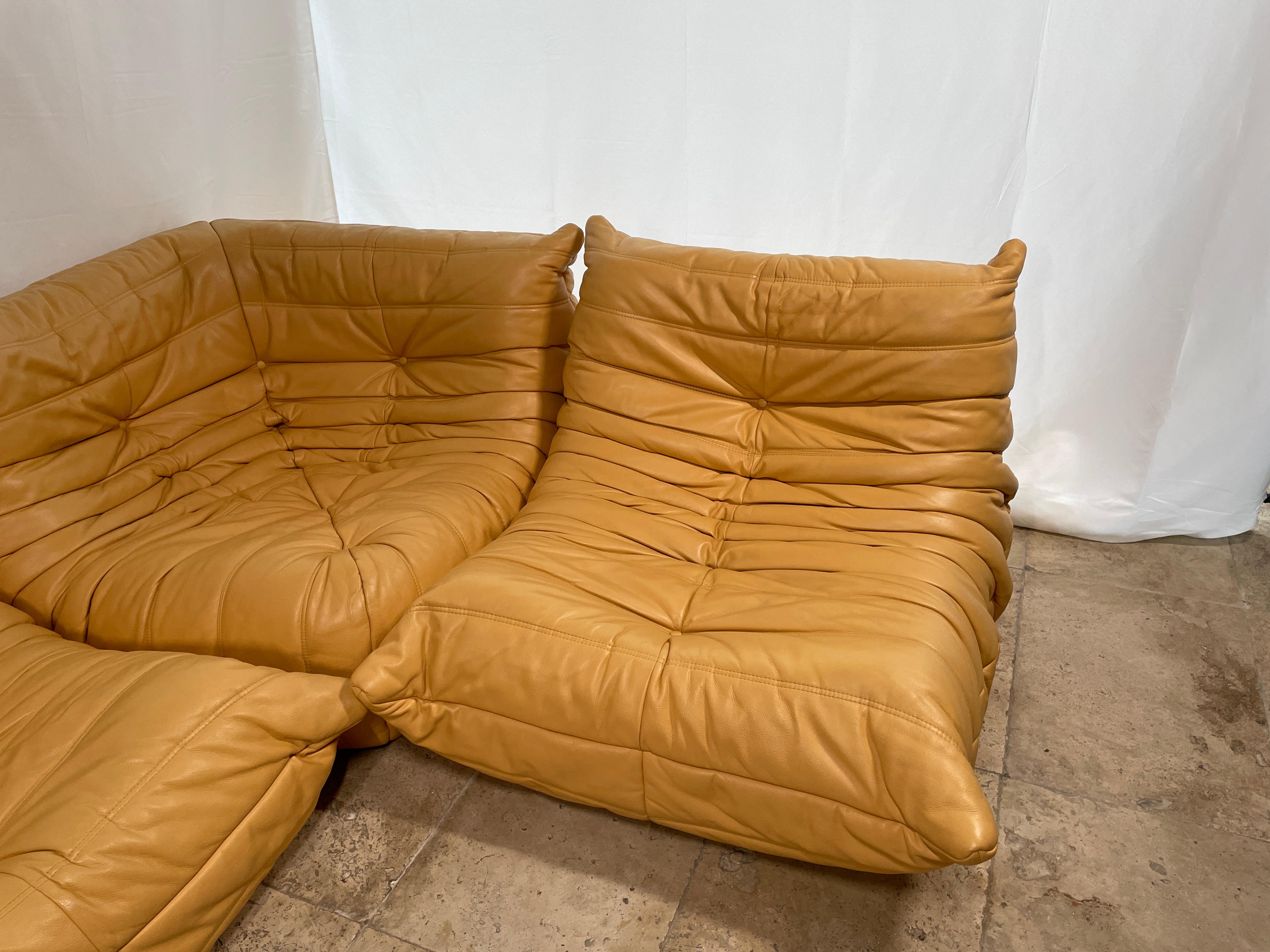 yellow togo sofa