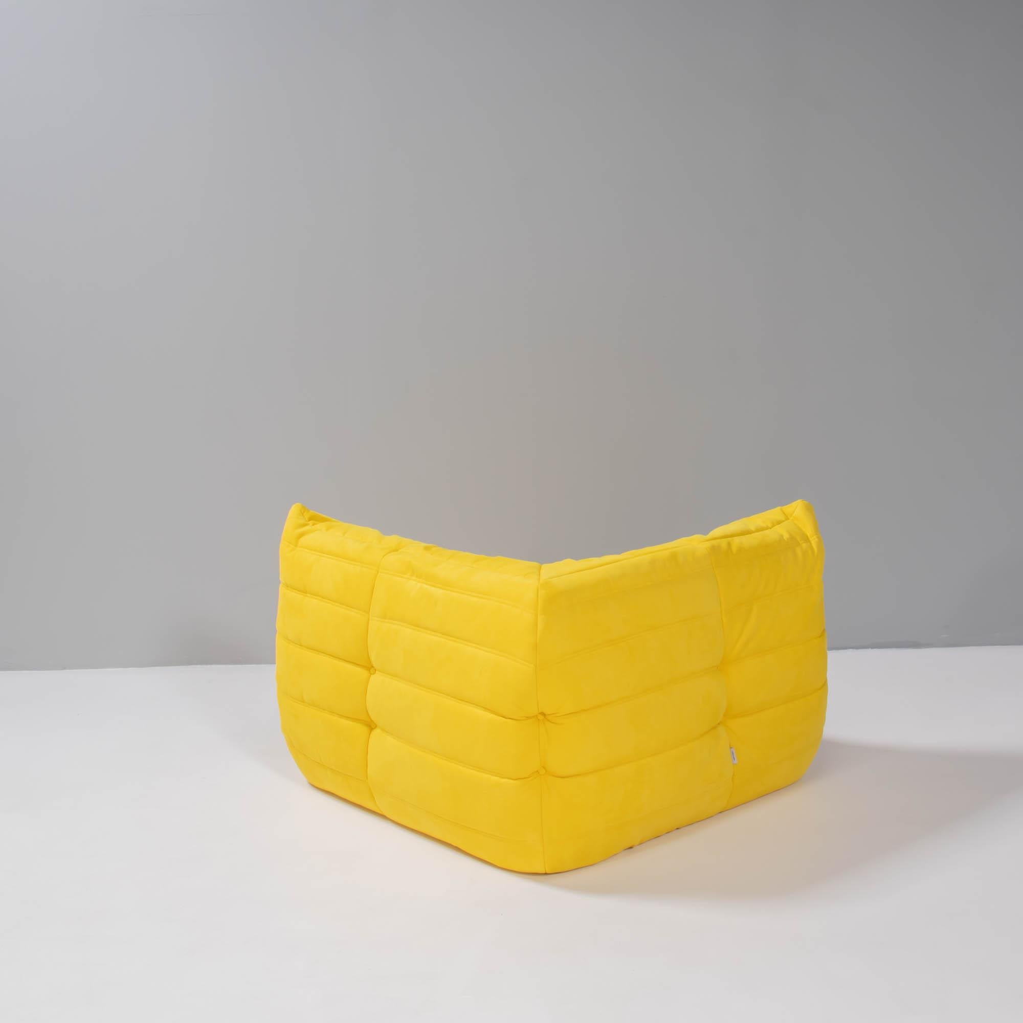 Ligne Roset by Michel Ducaroy Togo Yellow Modular Sofa, Set of Three For Sale 1