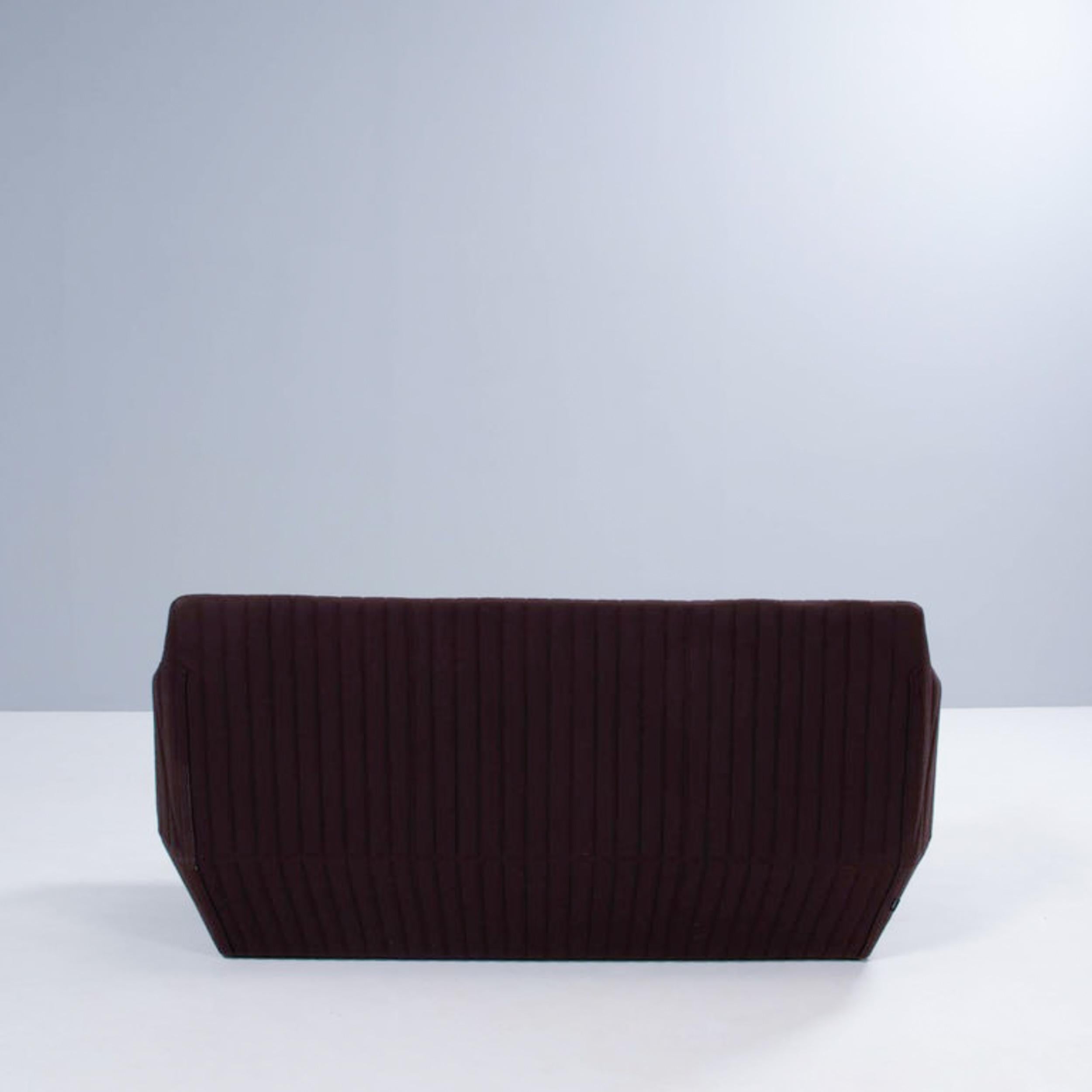 French Ligne Roset by Ronan & Bouroullec Facett Brown Wool Sofa