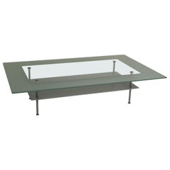 Ligne Roset Cailleres Glass Table Gray Coffee Table