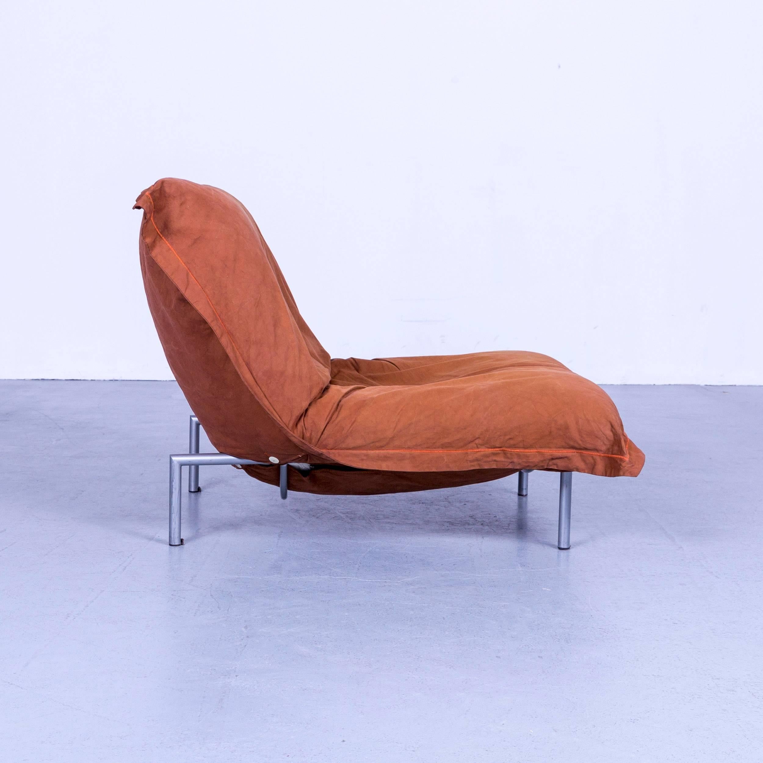 Leather Ligne Roset Calin Fabric Chair Brown One-Seat Couch