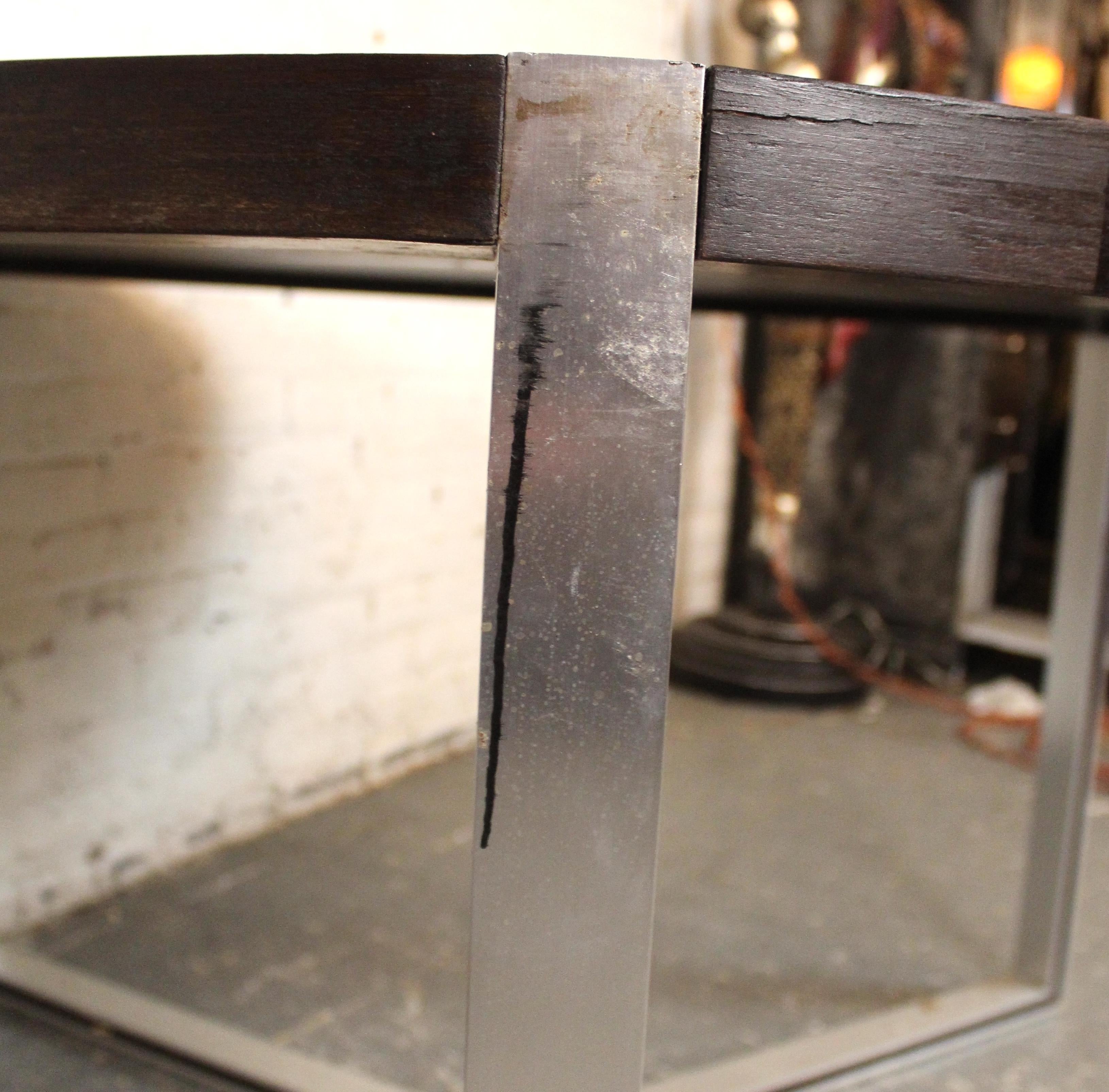 Aluminum Ligne Roset Circular Dining Table For Sale