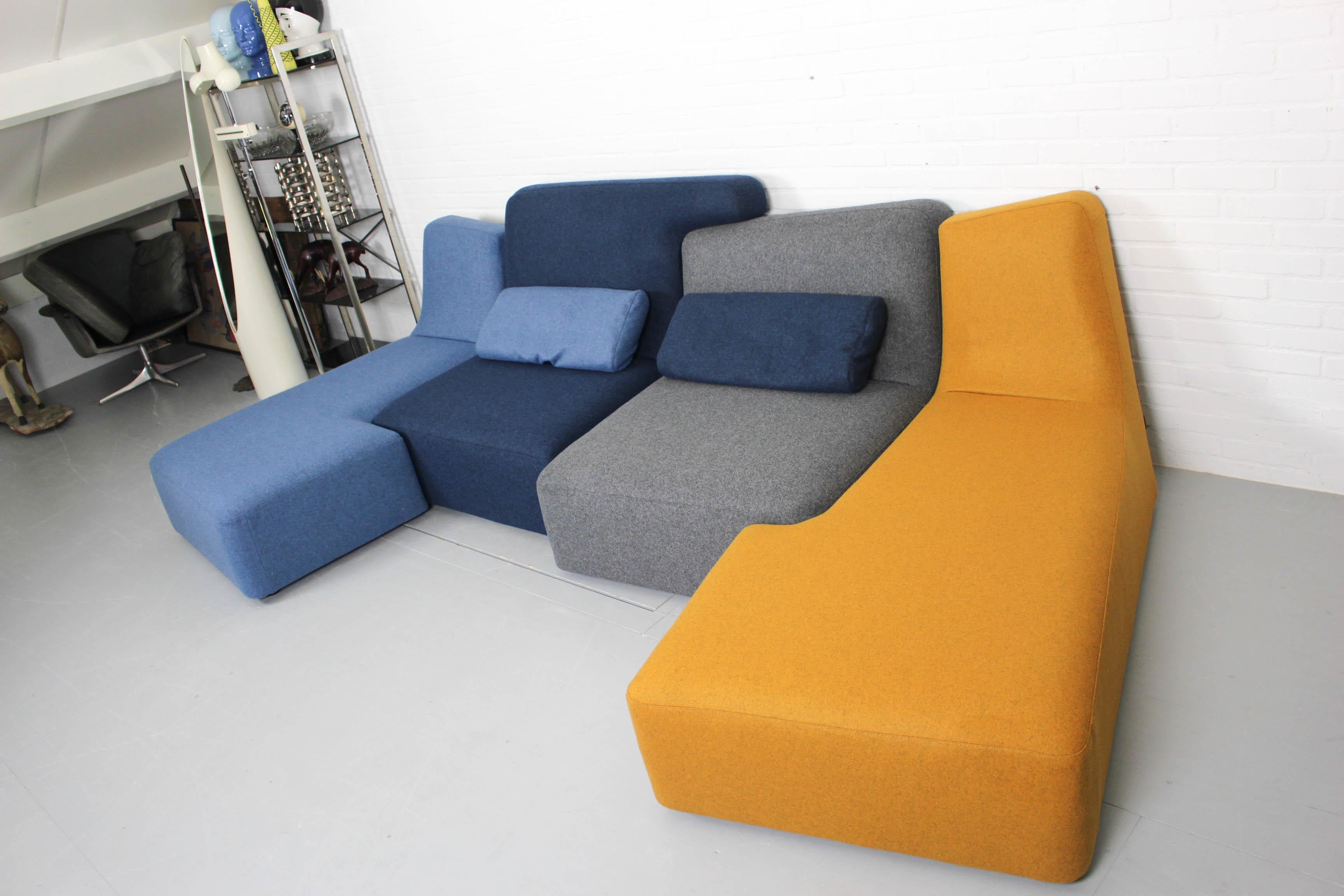 Ligne Roset Confluences von Philippe Nigro:: Satz von 4 Elementen (Wolle)