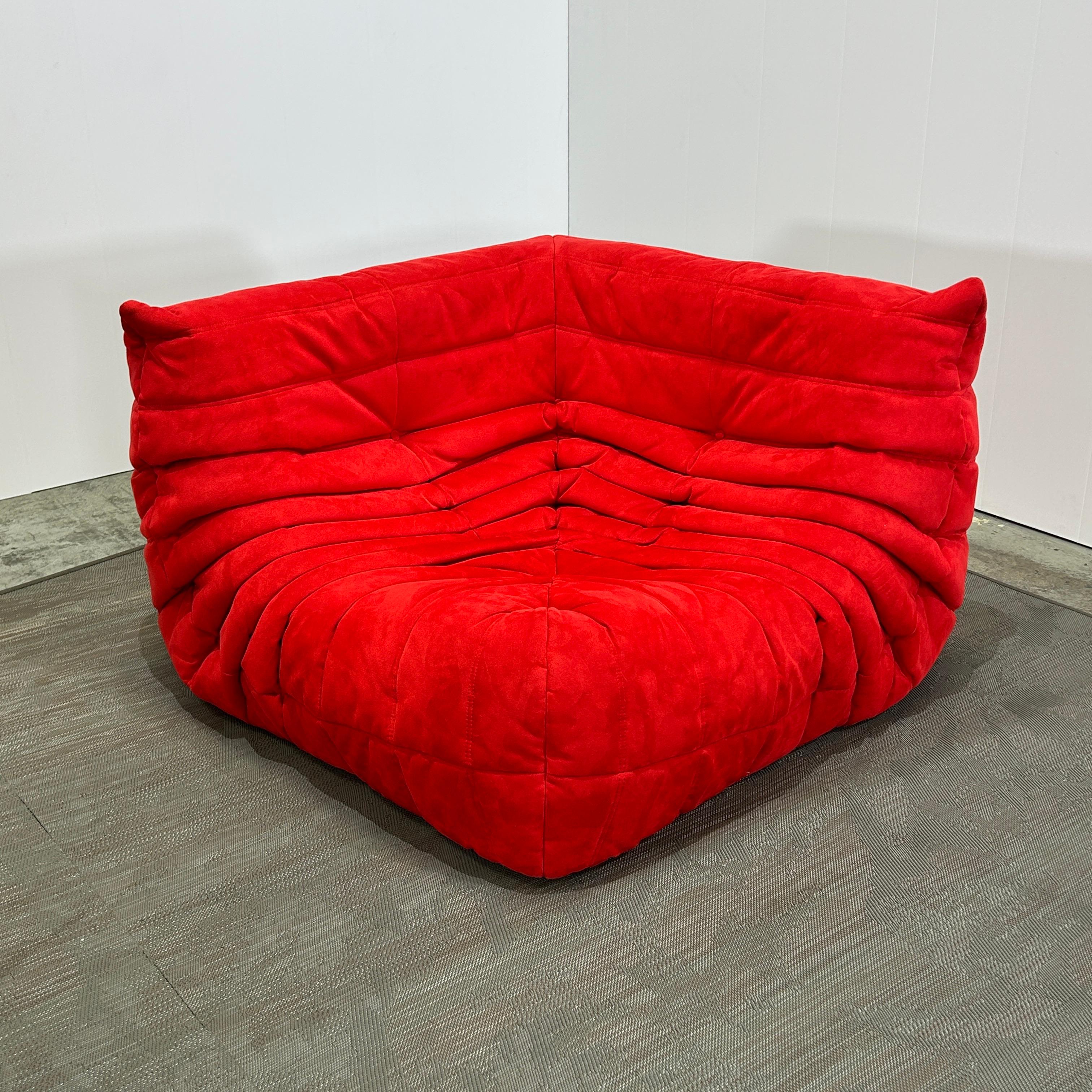 The iconic Togo sofa, originally designed by Michel Ducaroy for Ligne Roset in 1973, has become a mid-century design classic. This corner sofa is incredibly versatile and can be used alone or paired with other pieces from the range. Made completely