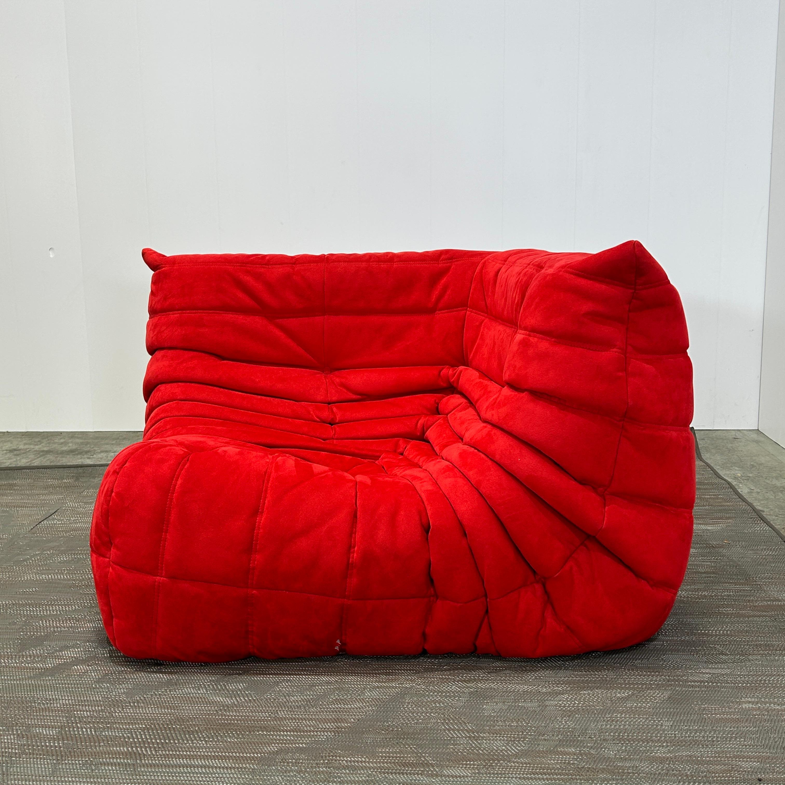 Mid-Century Modern Ligne Roset Corner Togo Sofa by Michel Ducaroy For Sale