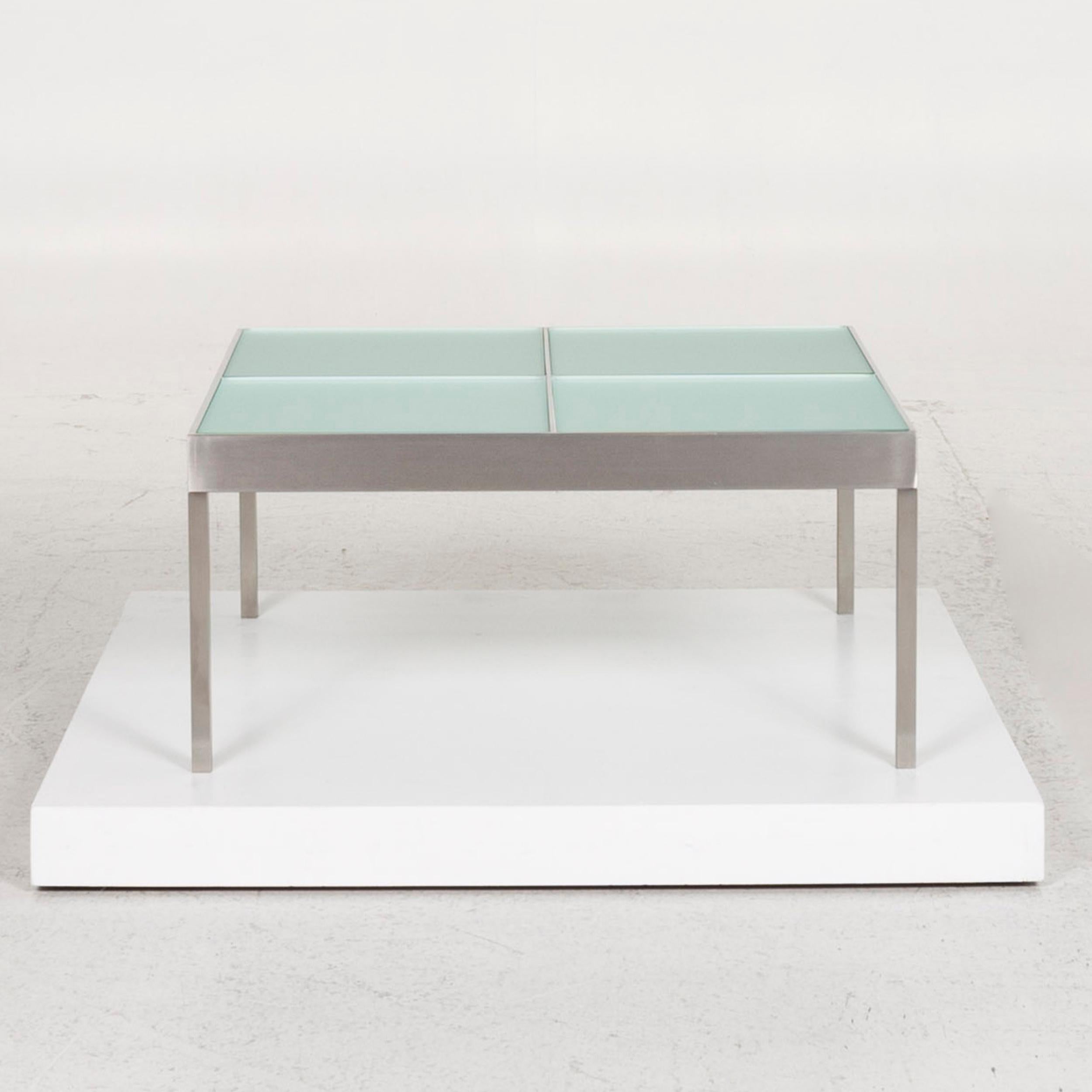 Ligne Roset Damier Glass Coffee Table Square In Good Condition For Sale In Cologne, DE