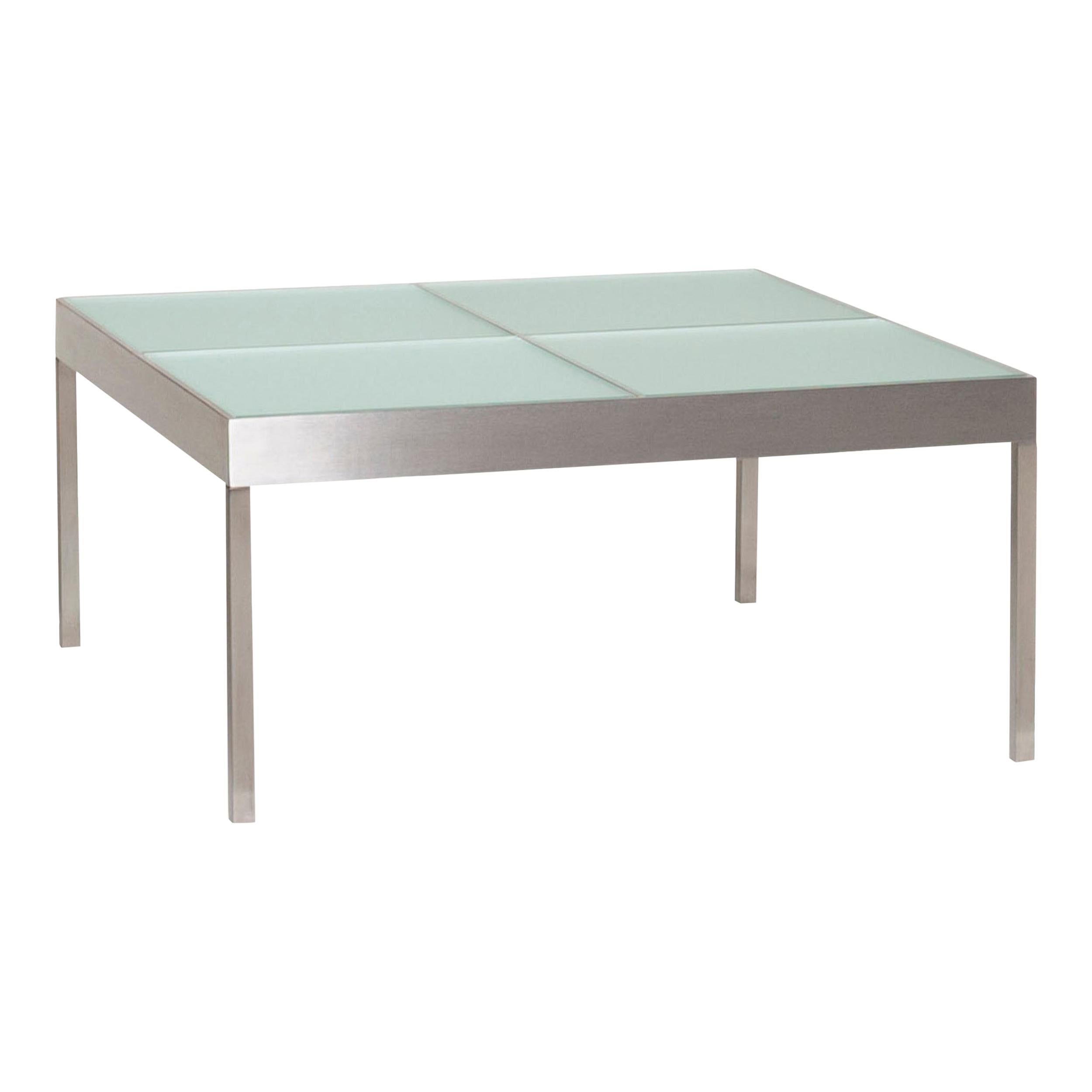 Ligne Roset Damier Glass Coffee Table Square For Sale