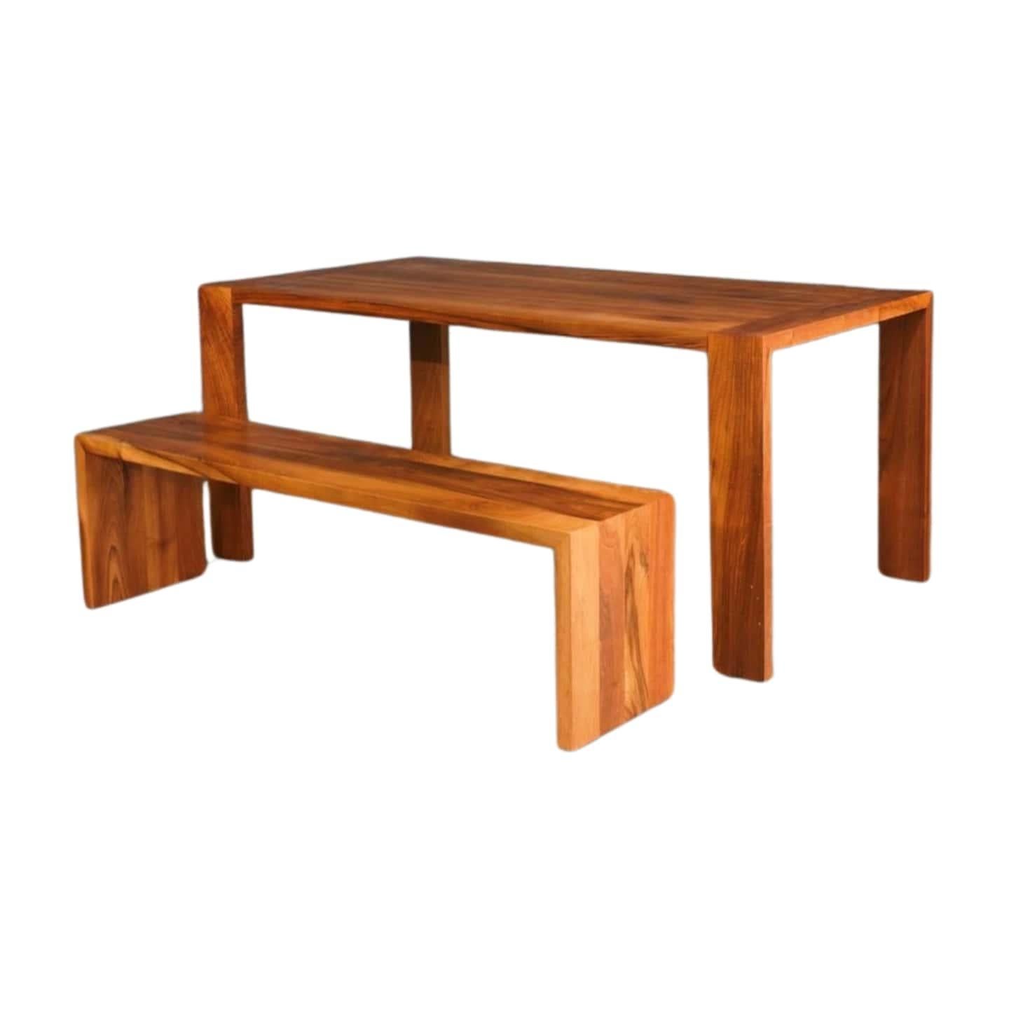Ligne Roset Eaton Dining Table and Bench 1