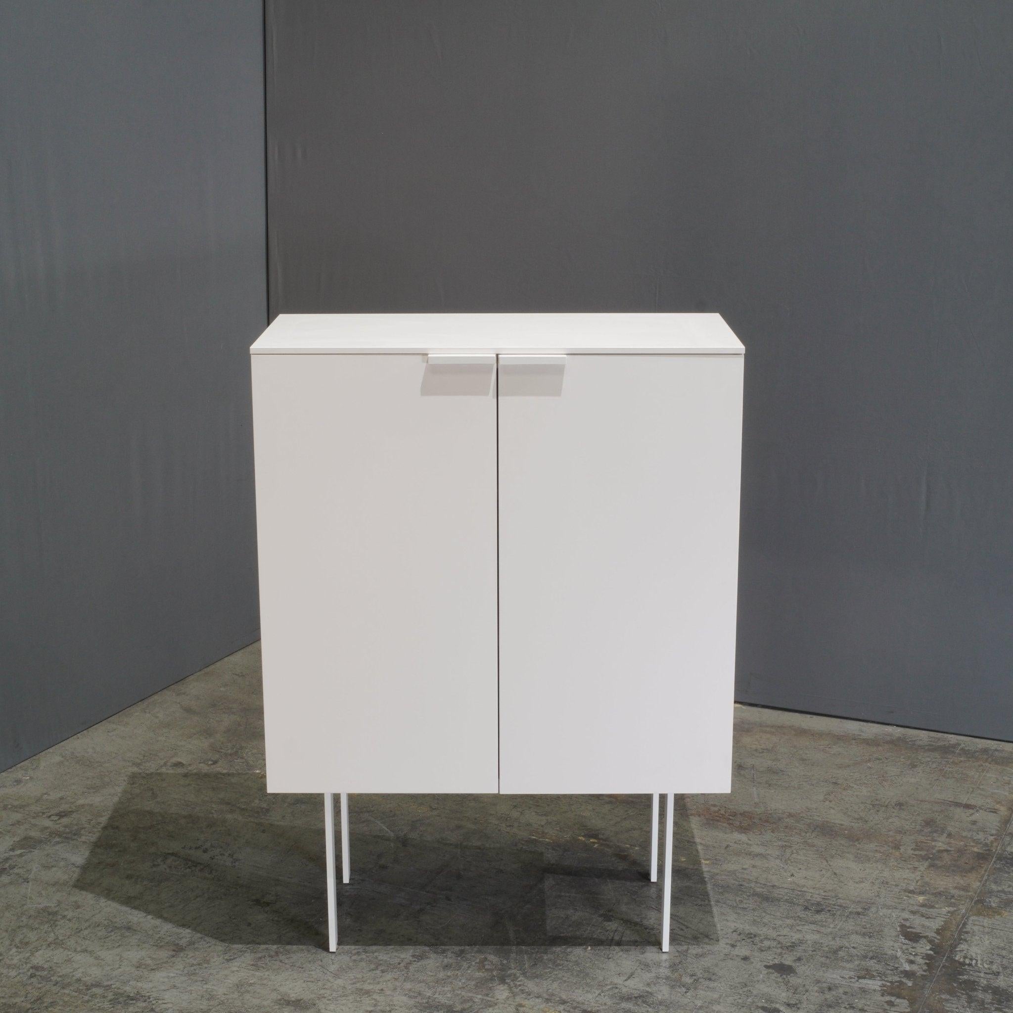 The Ligne Roset Everywhere C64 Cupboard by Christian Werner is a masterclass in minimalist design. Crafted with precision, this white lacquered cupboard exudes a sleek, modern aesthetic that seamlessly fits into any contemporary living space. The