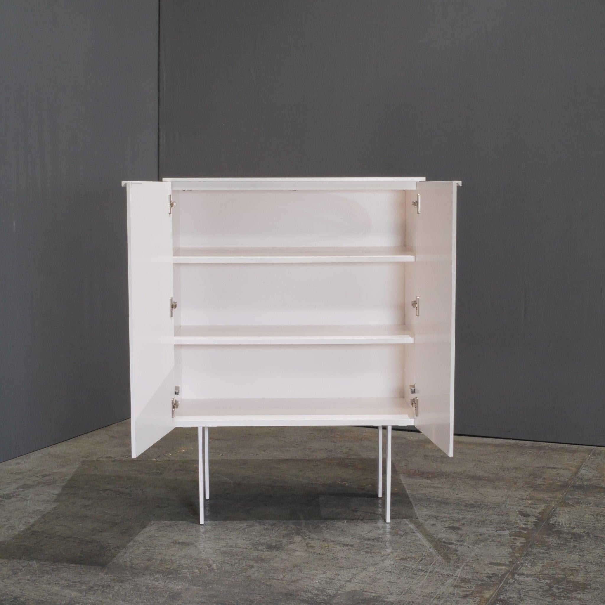Metal Ligne Roset Everywhere C64 White Cupboard by Christian Werner