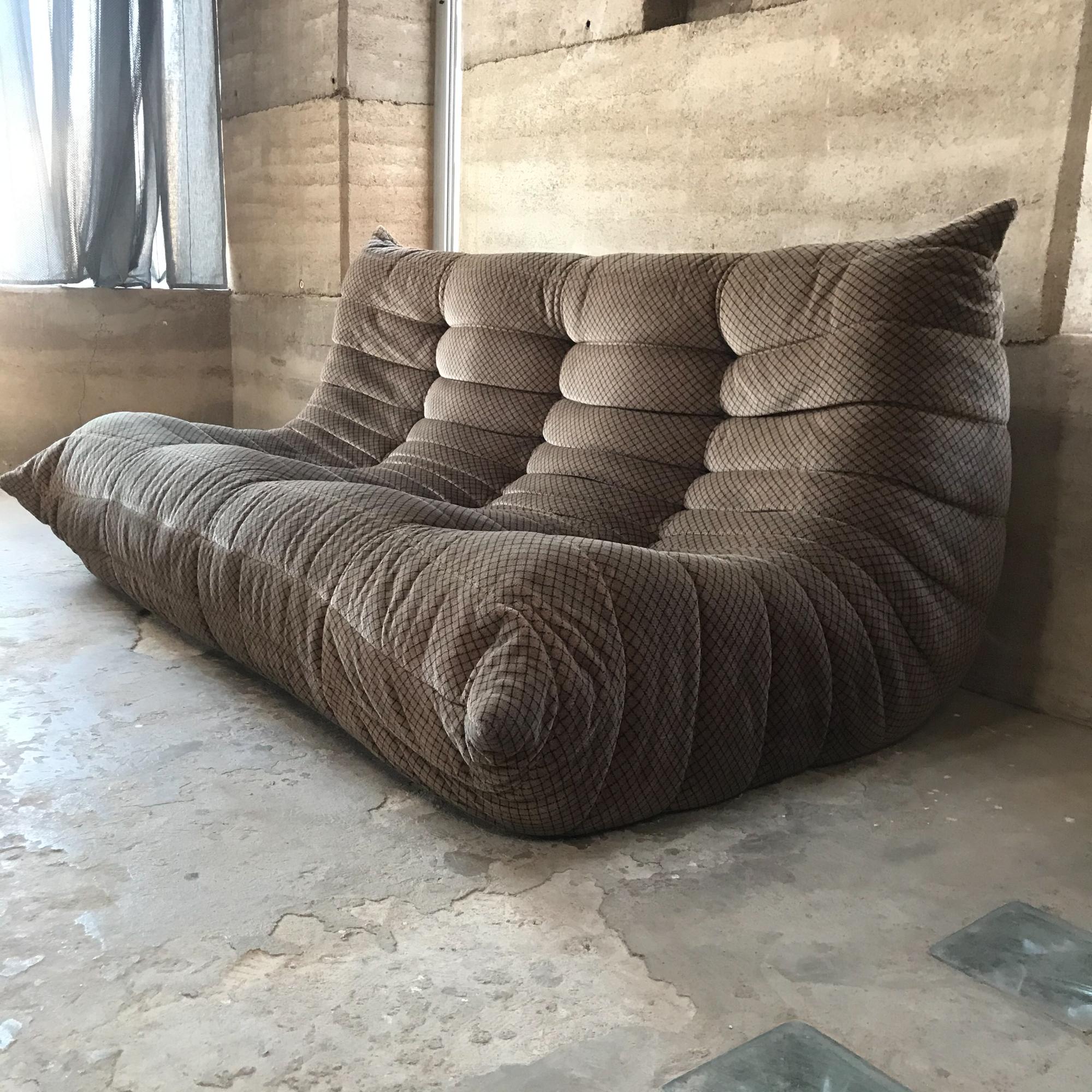 Fabric French Michel Ducaroy Togo Sofa Lounge Ameublements Belus