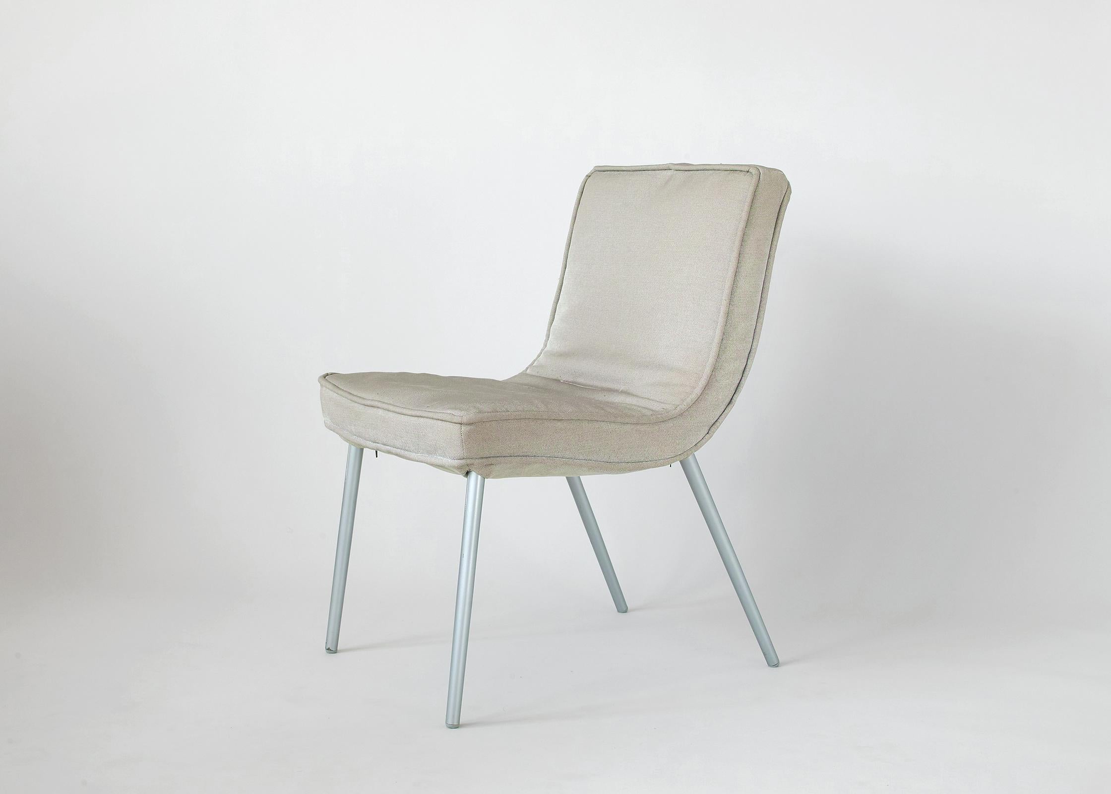 Ligne Roset French Modern Dining Chairs Attributed to Christain Werner 5