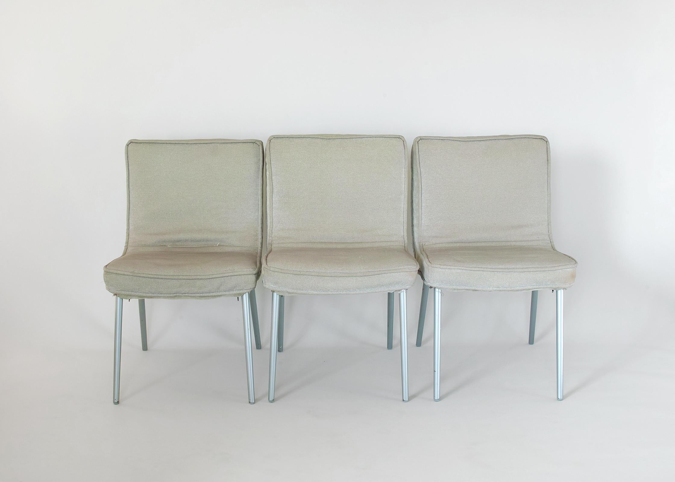 Ligne Roset French Modern Dining Chairs Attributed to Christain Werner 13