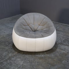 Ligne Roset Grey Ottoman