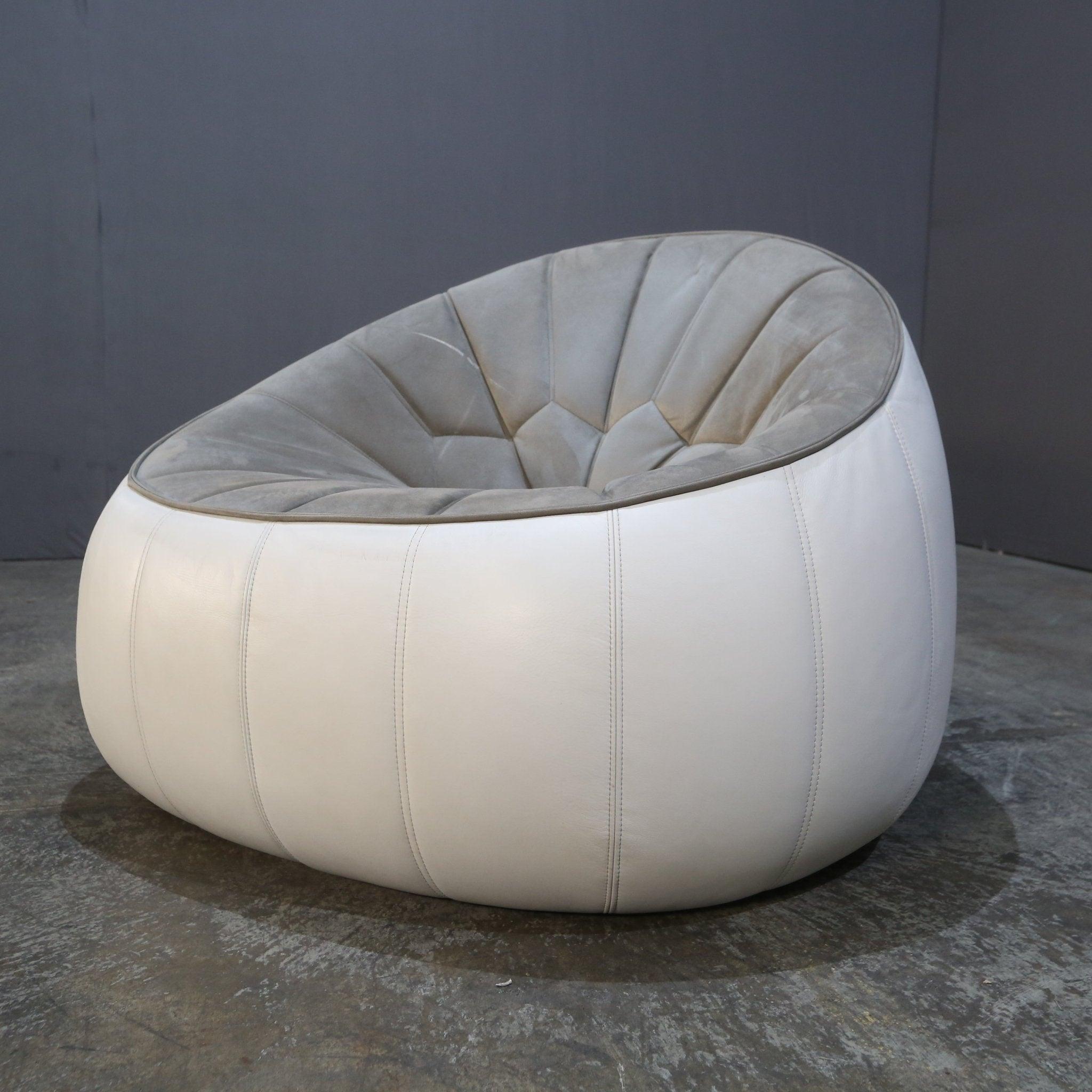 Metallo Pouf grigio di Ligne Roset in vendita