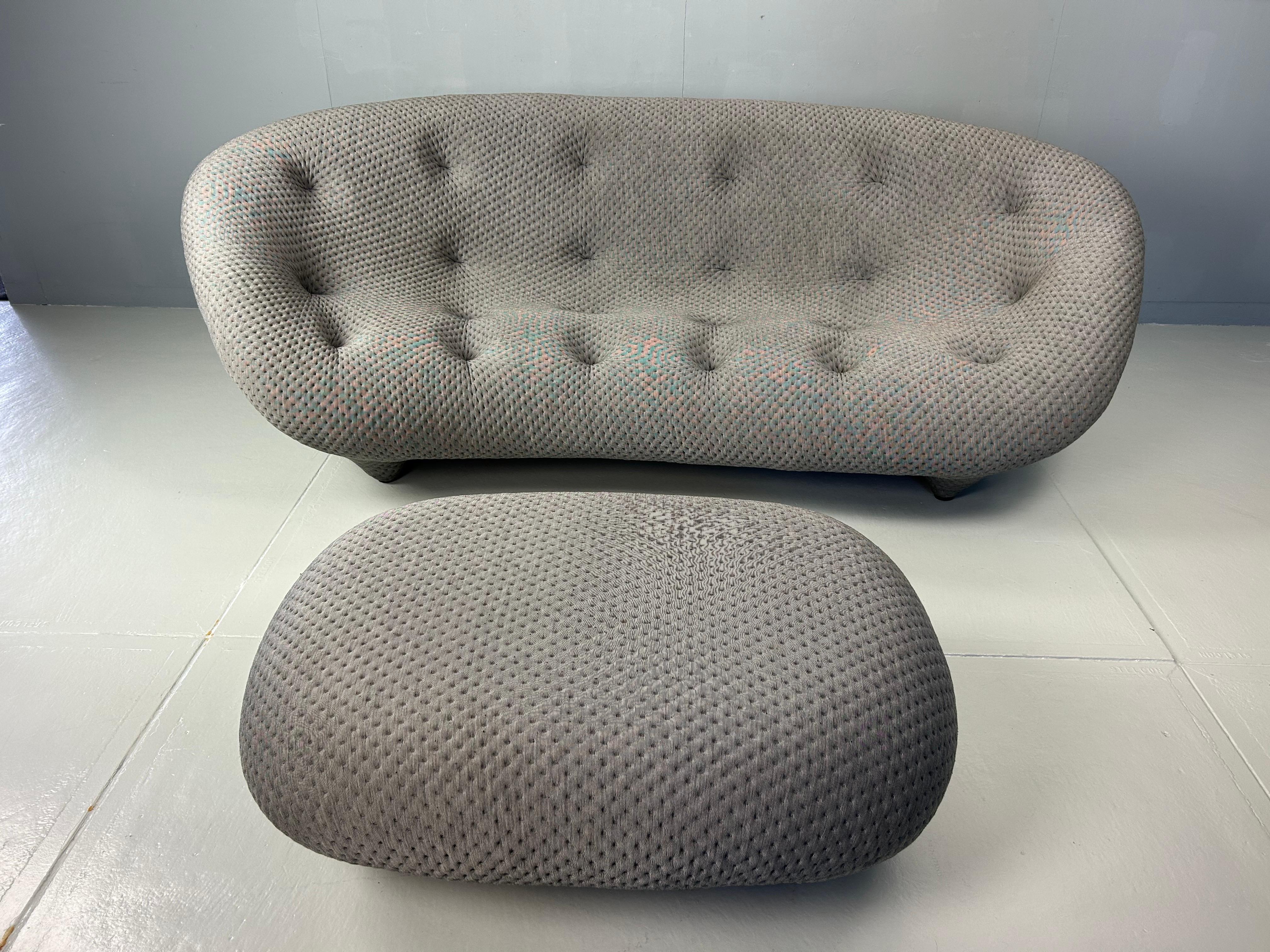Ligne Roset High Back Magenta Ploum Sofa by Ronan & Erwan Bouroullec 4