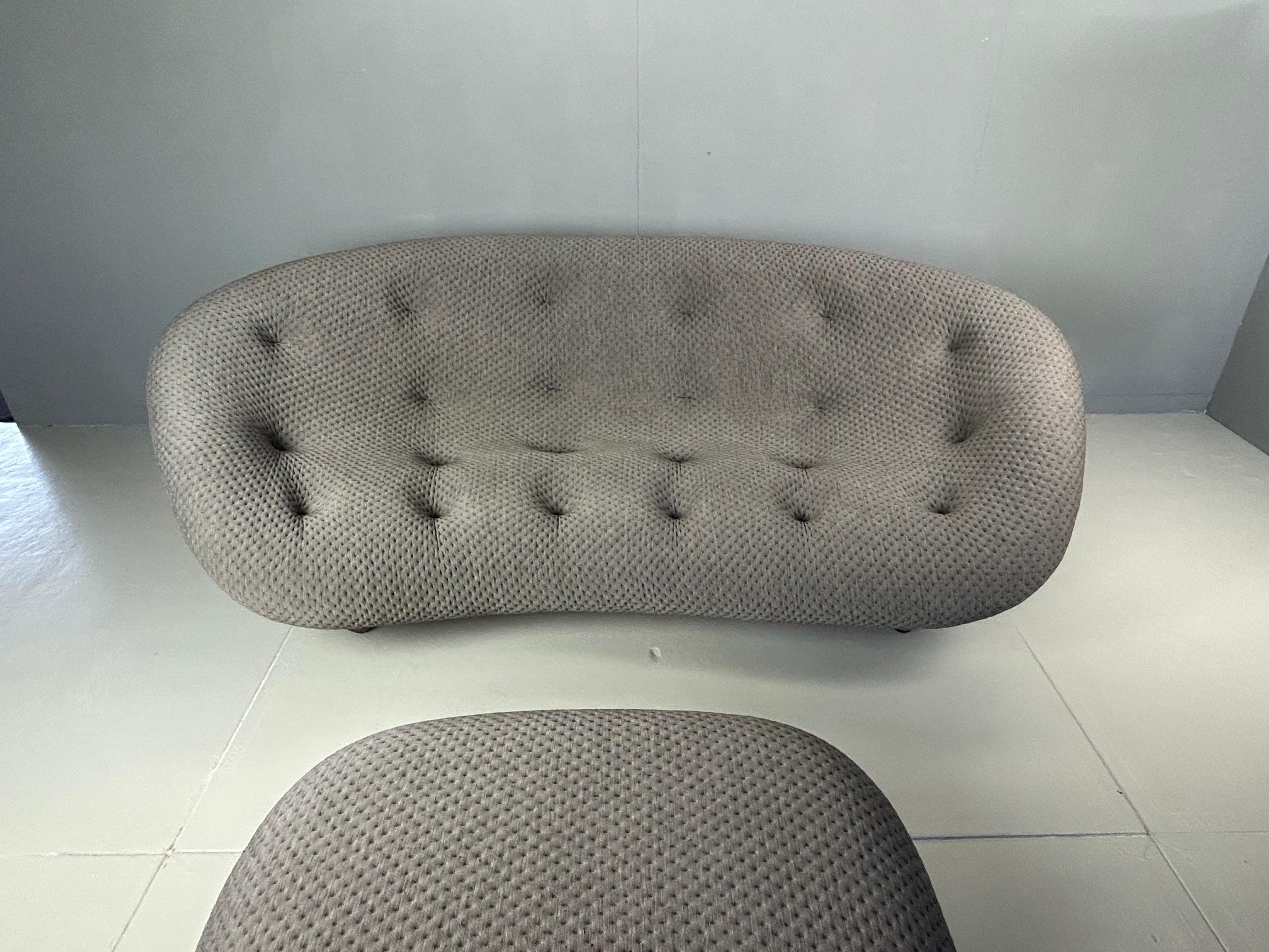 Ligne Roset High Back Magenta Ploum Sofa by Ronan & Erwan Bouroullec 9