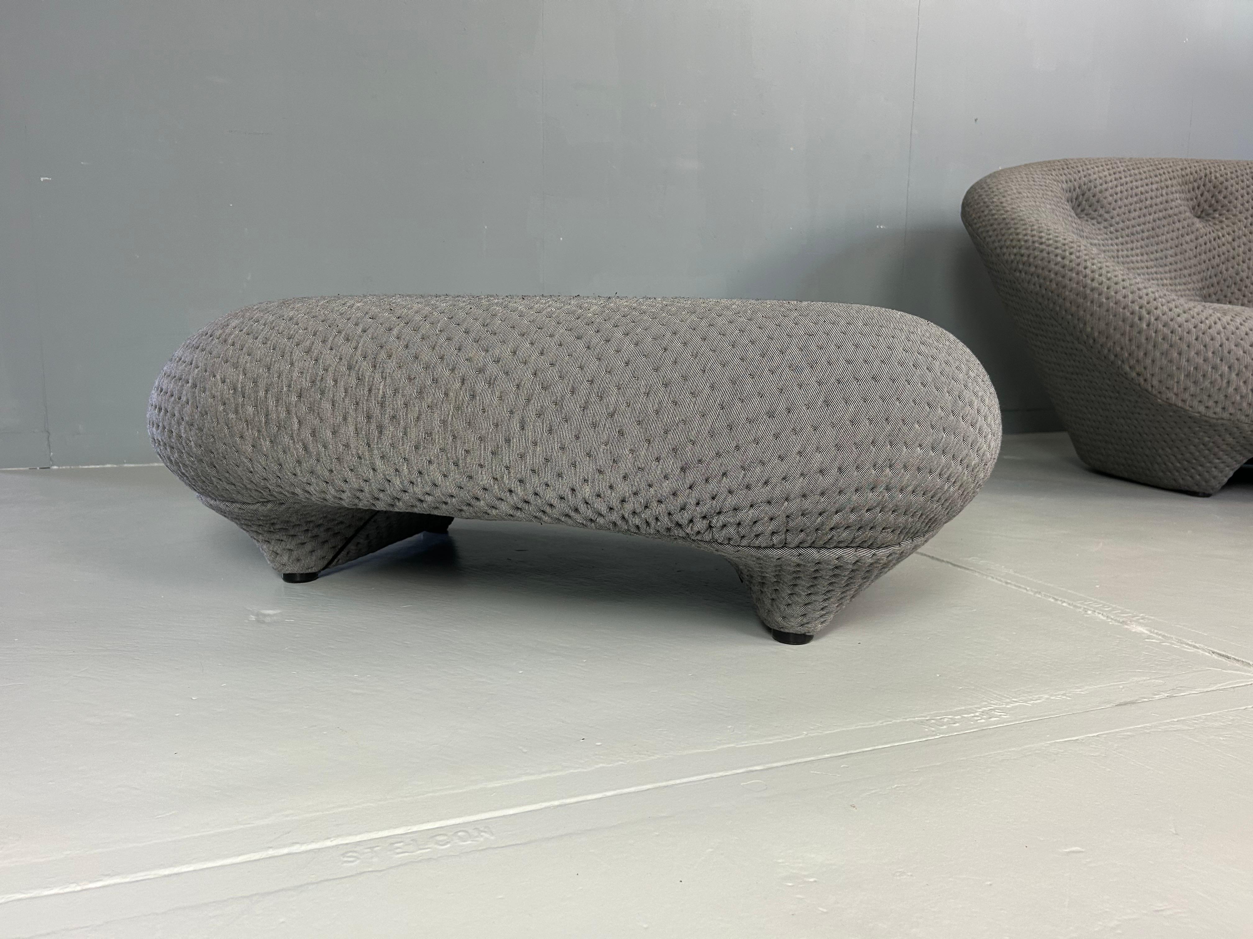 French Ligne Roset High Back Magenta Ploum Sofa by Ronan & Erwan Bouroullec