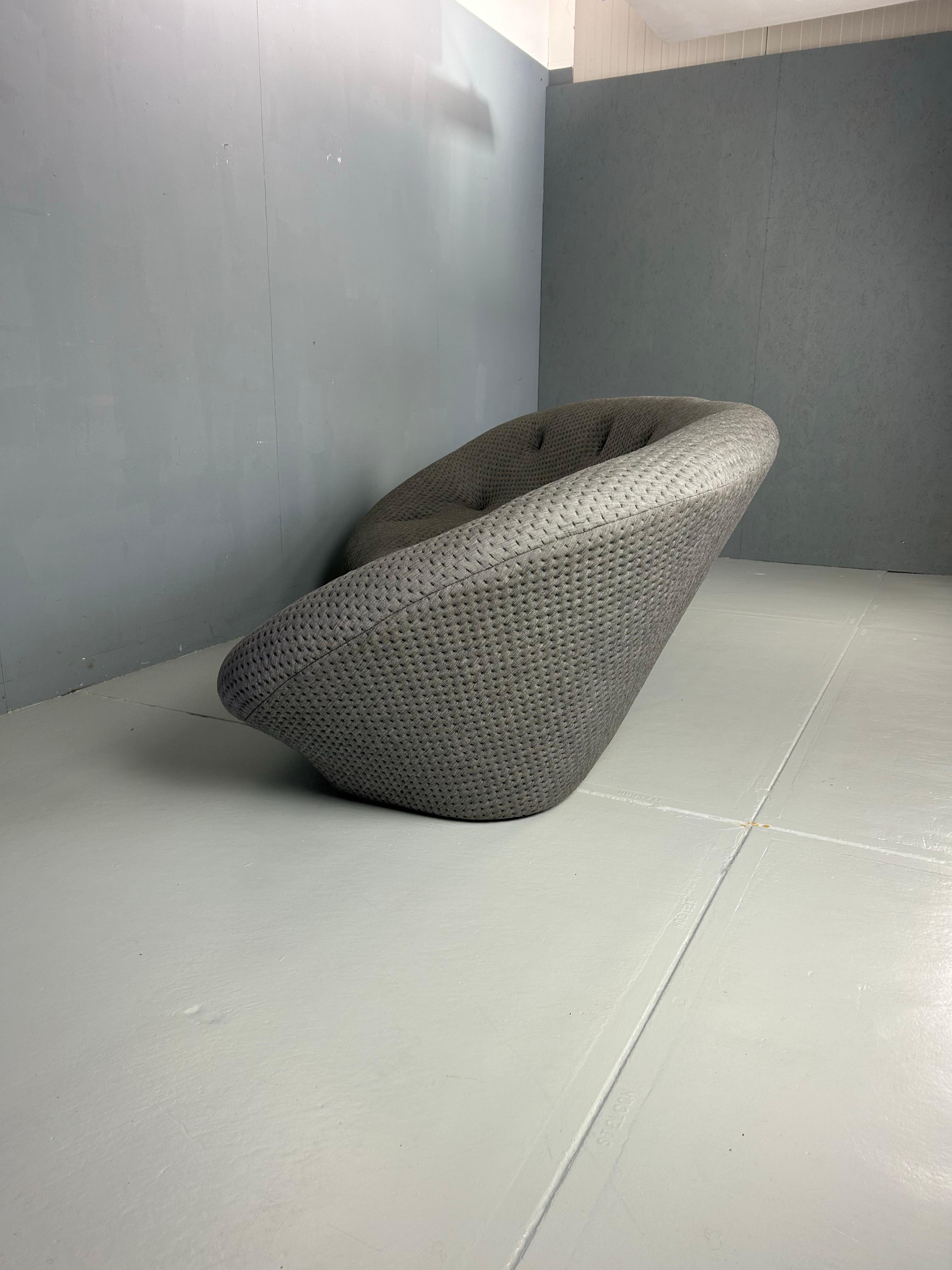 Contemporary Ligne Roset High Back Magenta Ploum Sofa by Ronan & Erwan Bouroullec