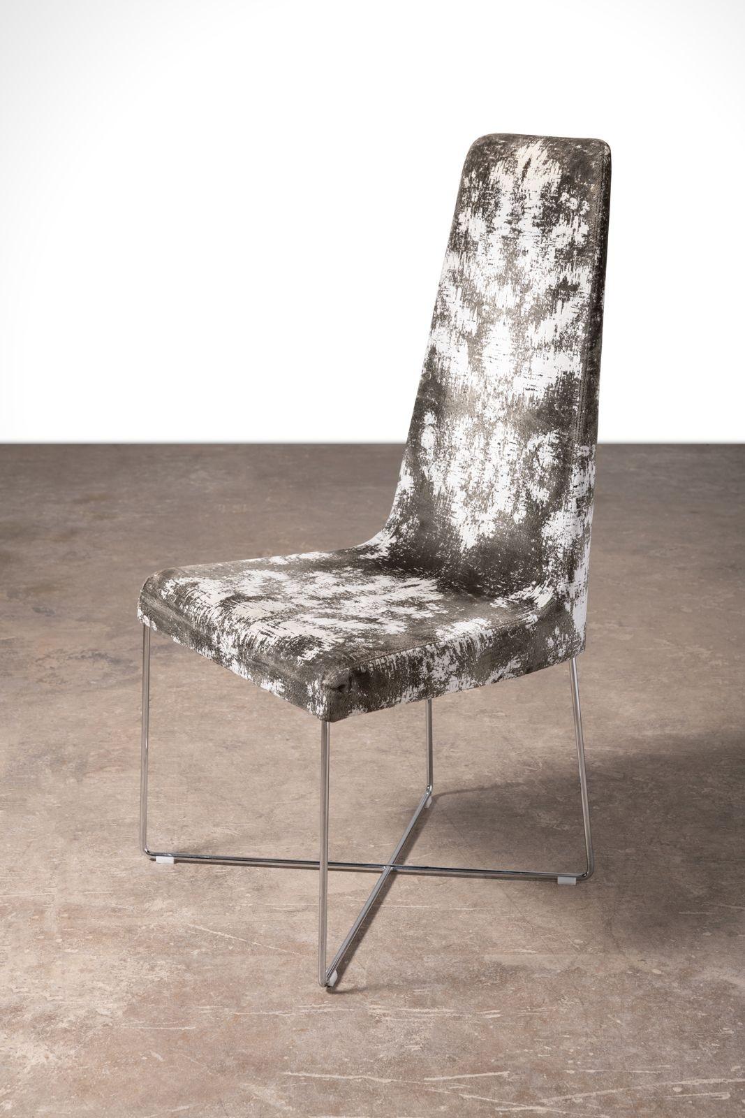 Paire de chaises pantoufles Ligne Roset de SODA Design en chenille jacquard en vente 4