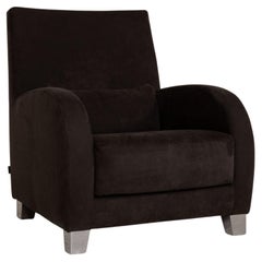 Ligne Roset Jonathan Fabric Sessel Dunkelbraun Loungesessel