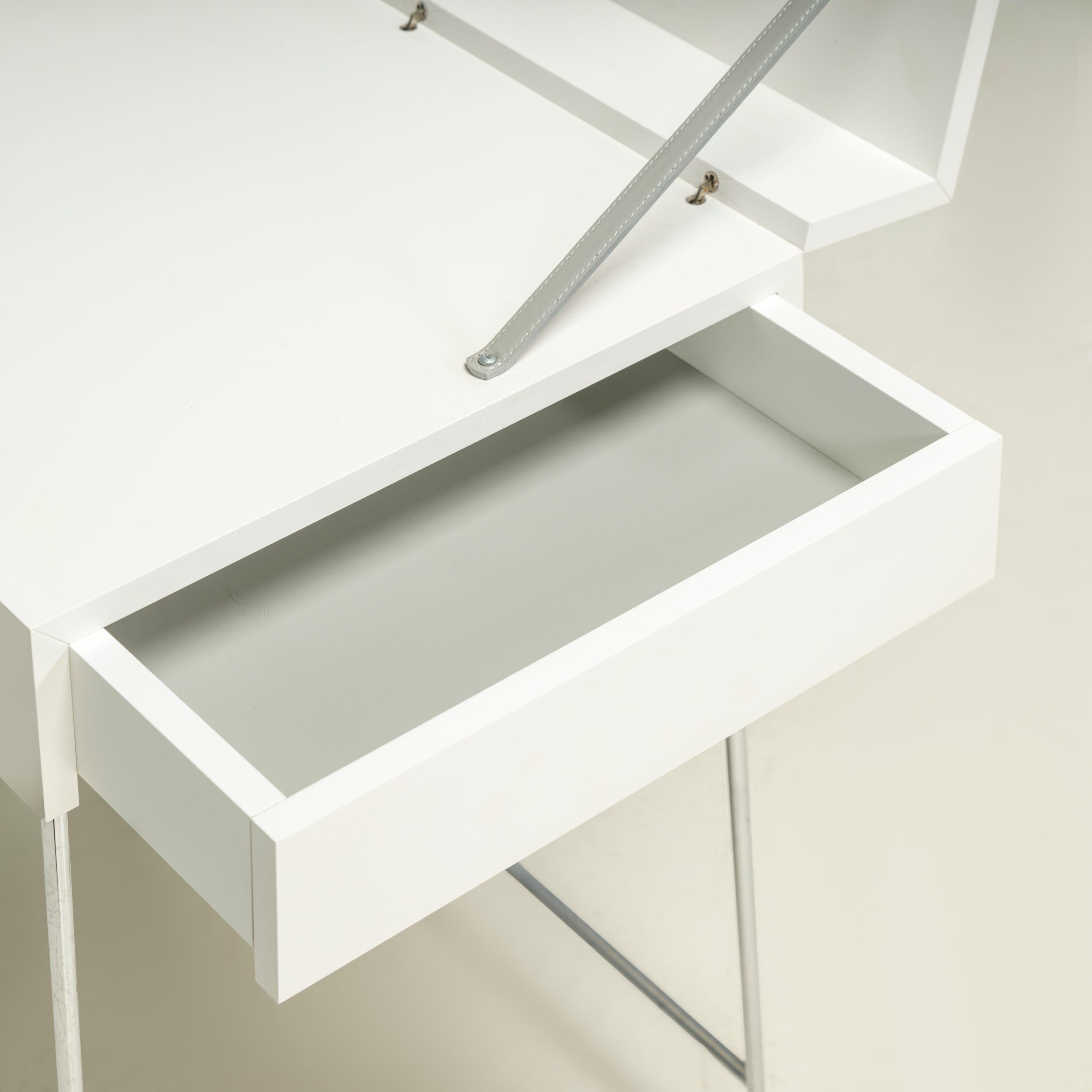 Ligne Roset by Julie Pfligersdorffer White Poms Compact Desk For Sale 4