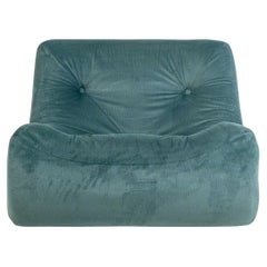 Ligne Roset Kali Lounge Chair in Original Emerald Corduroy