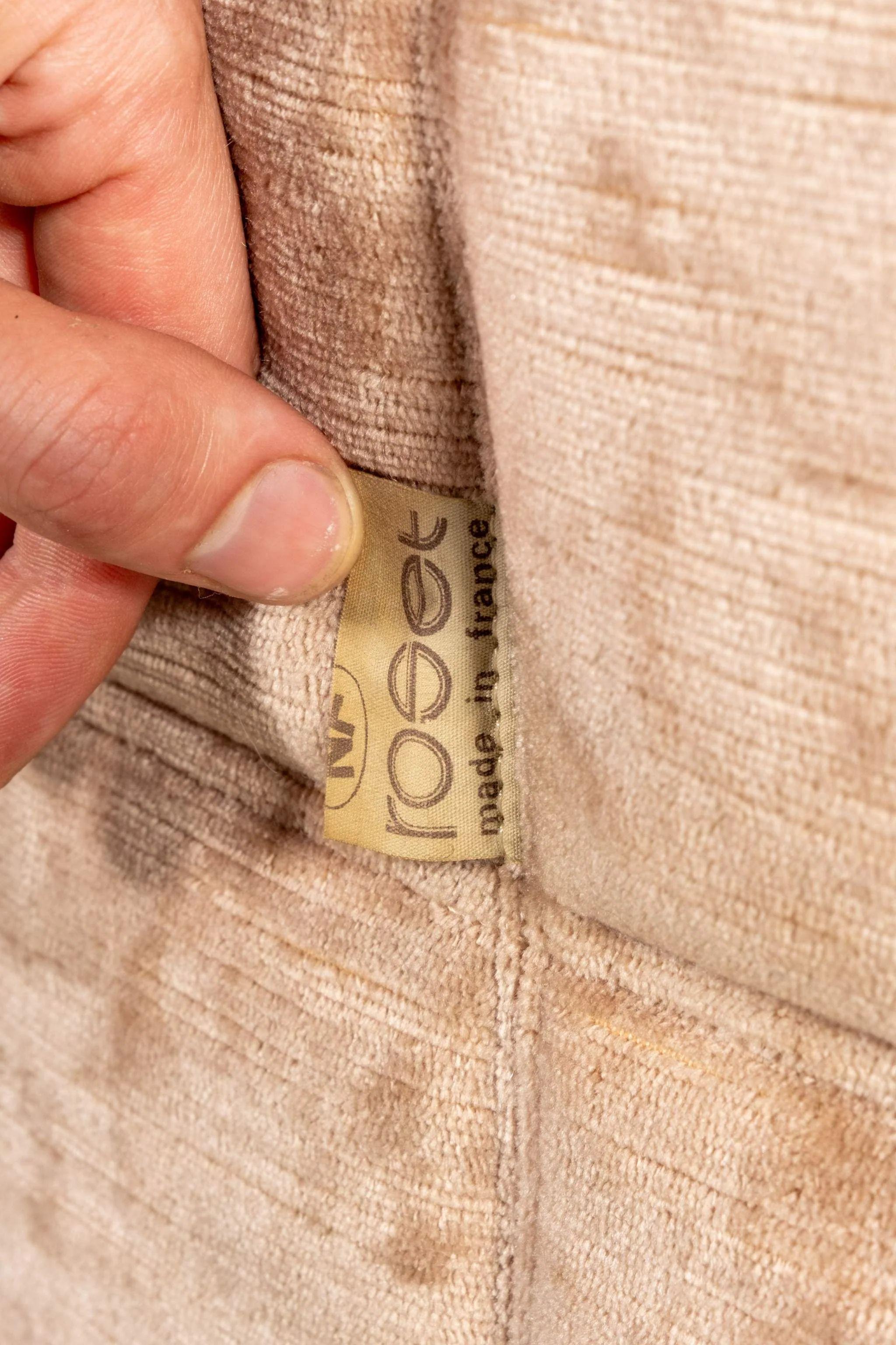 Ligne Roset Kashima 3-Seater Sofa in Velvet by Michel Ducaroy For Sale 6