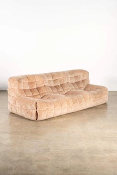 Ligne Roset Kashima 3-Seater Sofa in Velvet by Michel Ducaroy