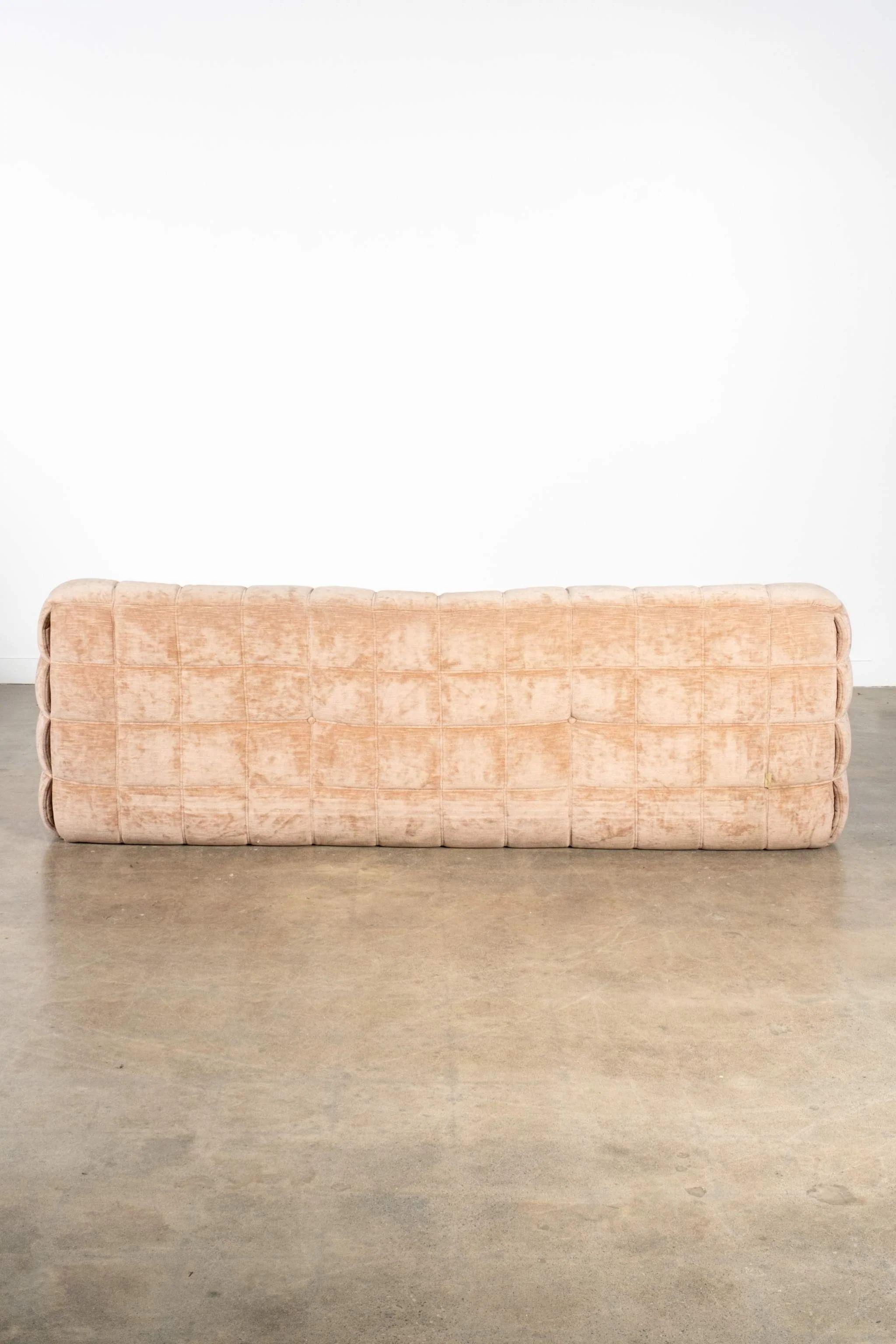 French Ligne Roset Kashima 3-Seater Sofa in Velvet by Michel Ducaroy For Sale