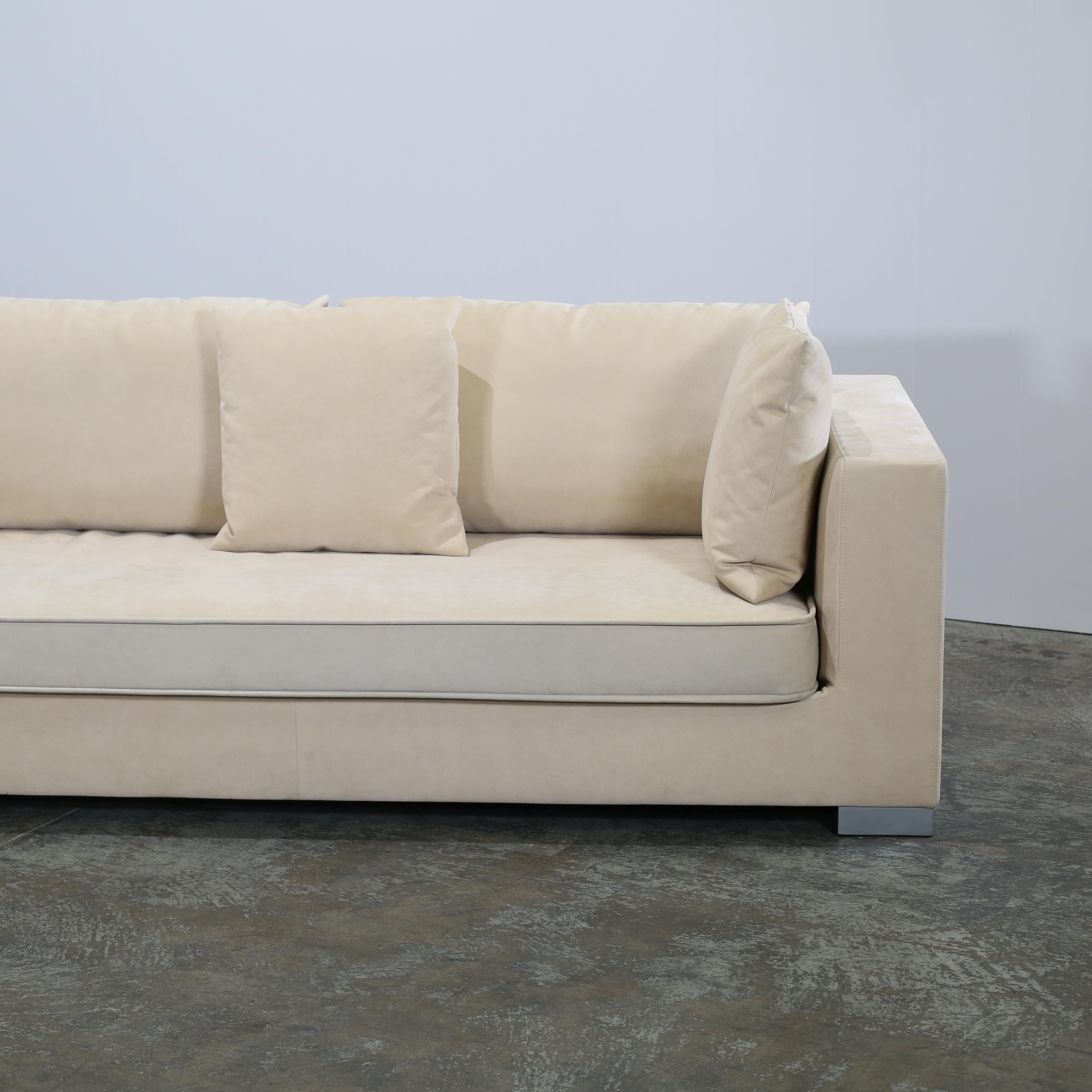 Contemporary Ligne Roset L Shaped Rive Gauche Sofa by Didier Gomez For Sale