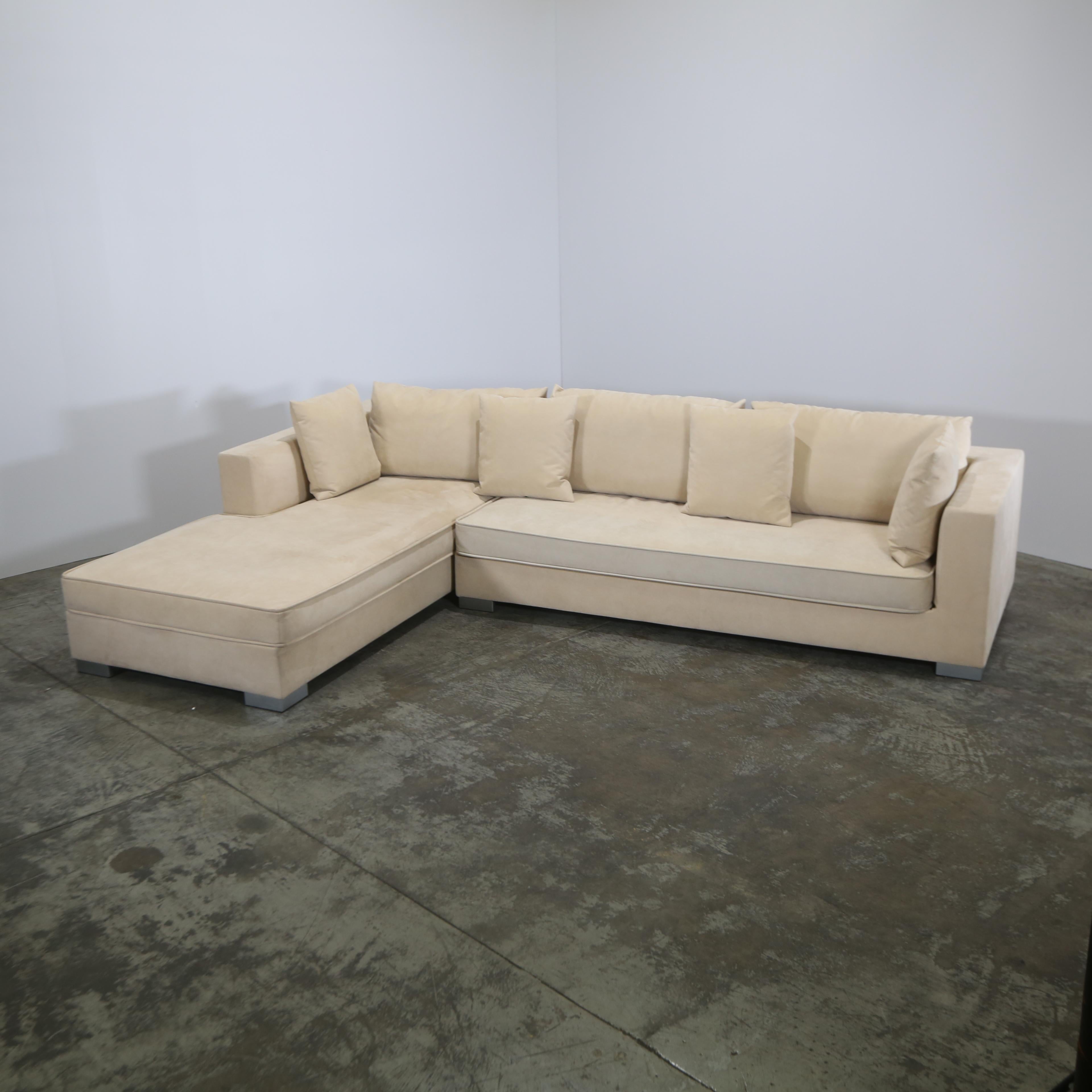 Ligne Roset L Shaped Rive Gauche Sofa by Didier Gomez For Sale 1