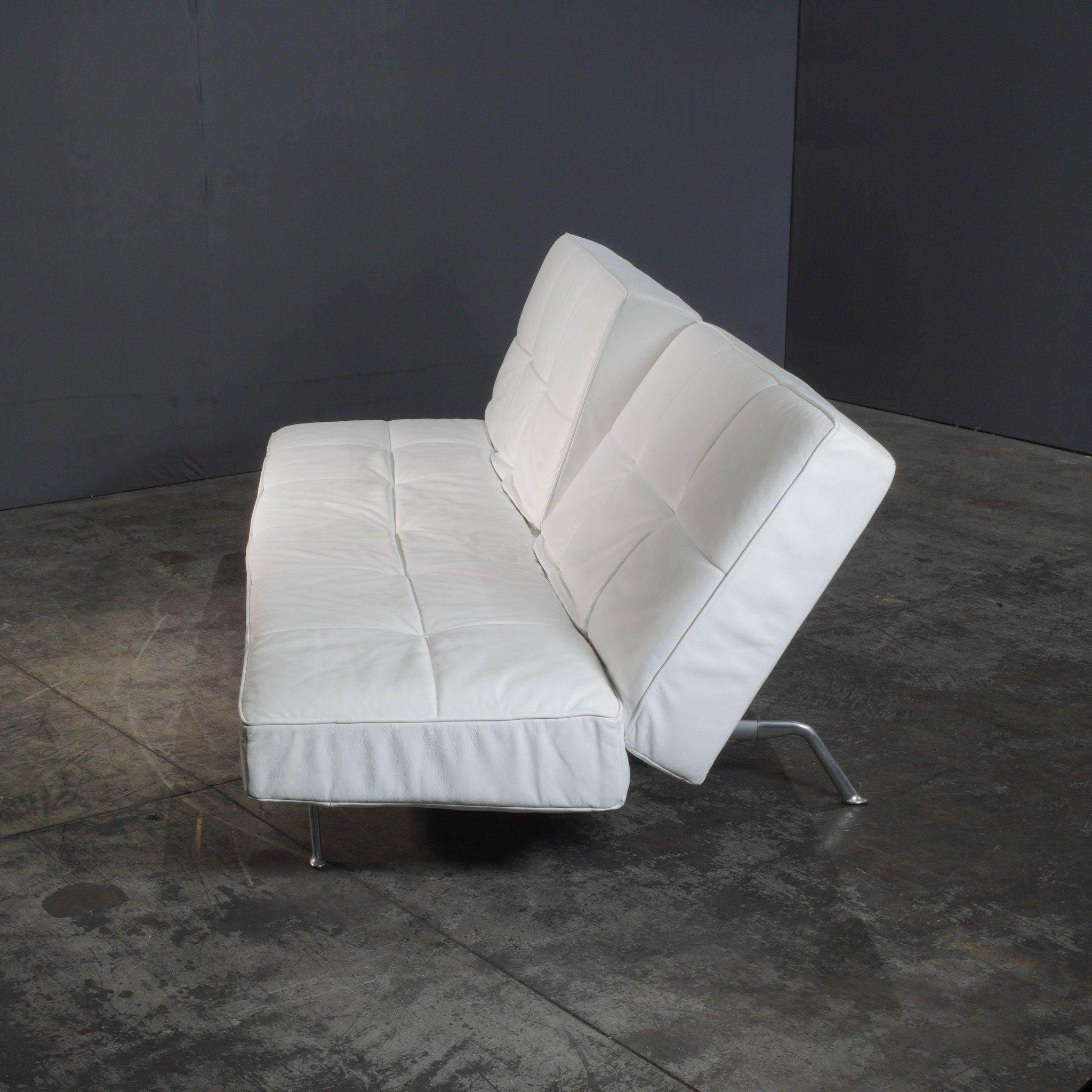 Ligne Roset Leather Smala Sofa by Pascal Mourgue 1