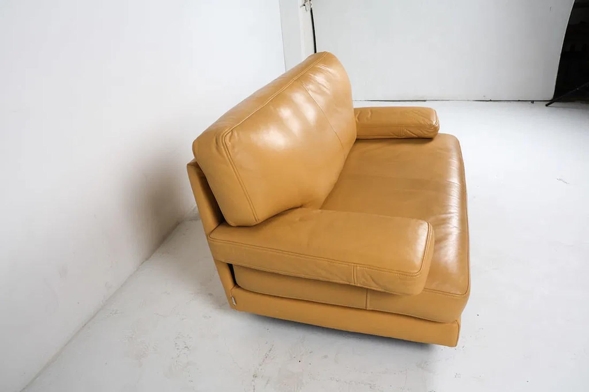 Sofá de piel Ligne Roset siglo XX en venta