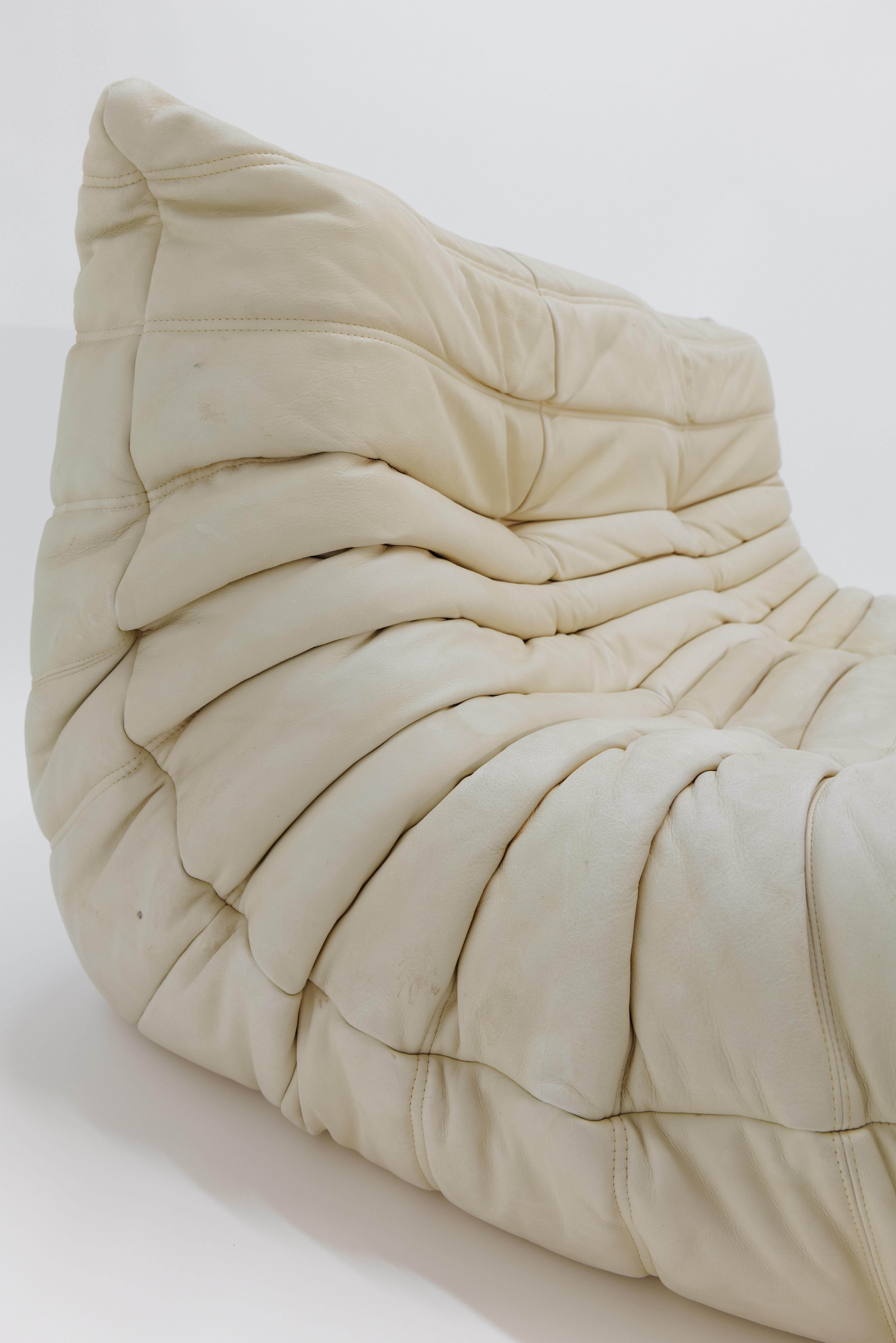 Lovanie Togo in pelle di Ligne Roset by A. Michel in vendita 9