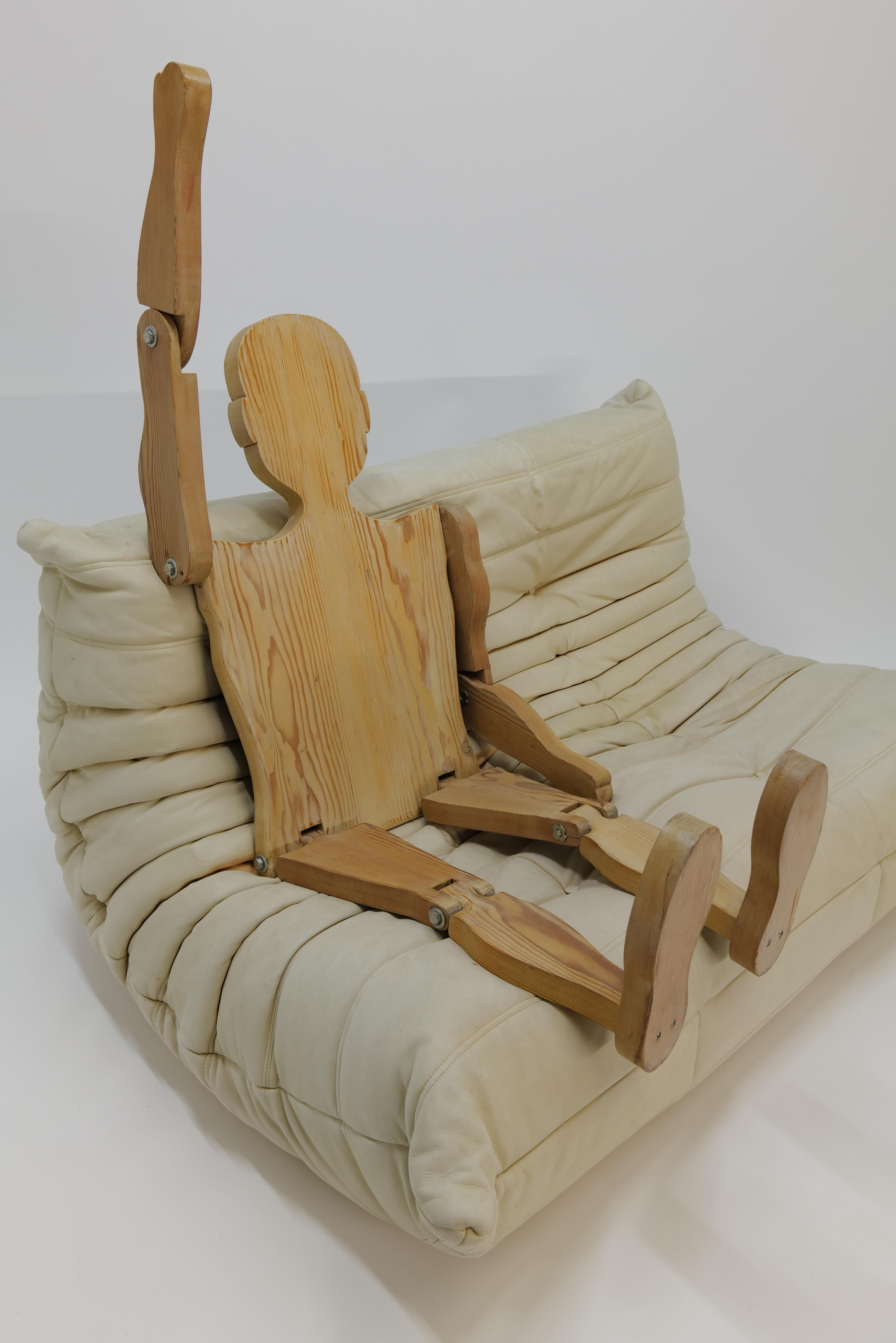 Lovanie Togo in pelle di Ligne Roset by A. Michel in vendita 12