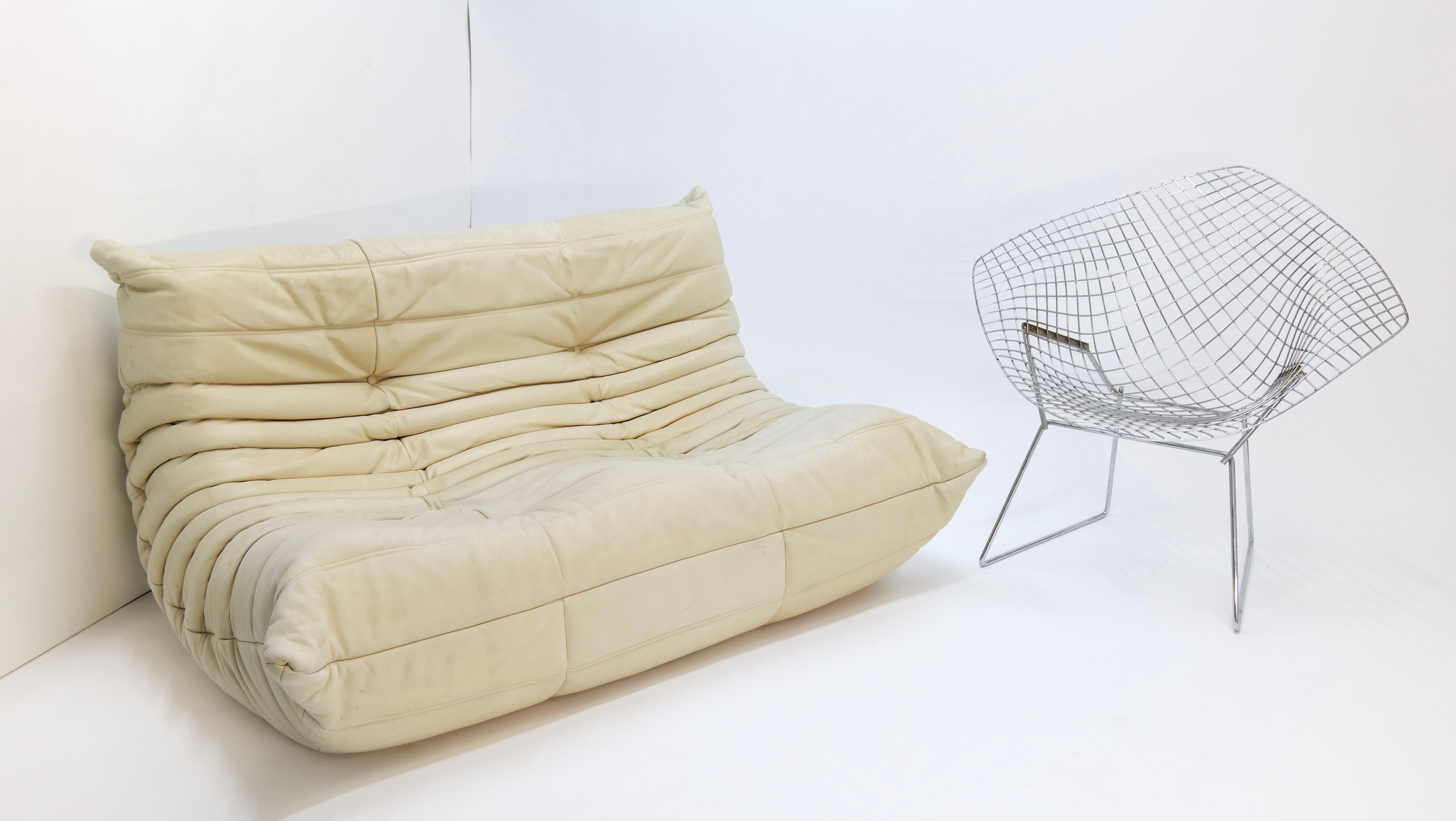 Lovanie Togo in pelle di Ligne Roset by A. Michel in vendita 13