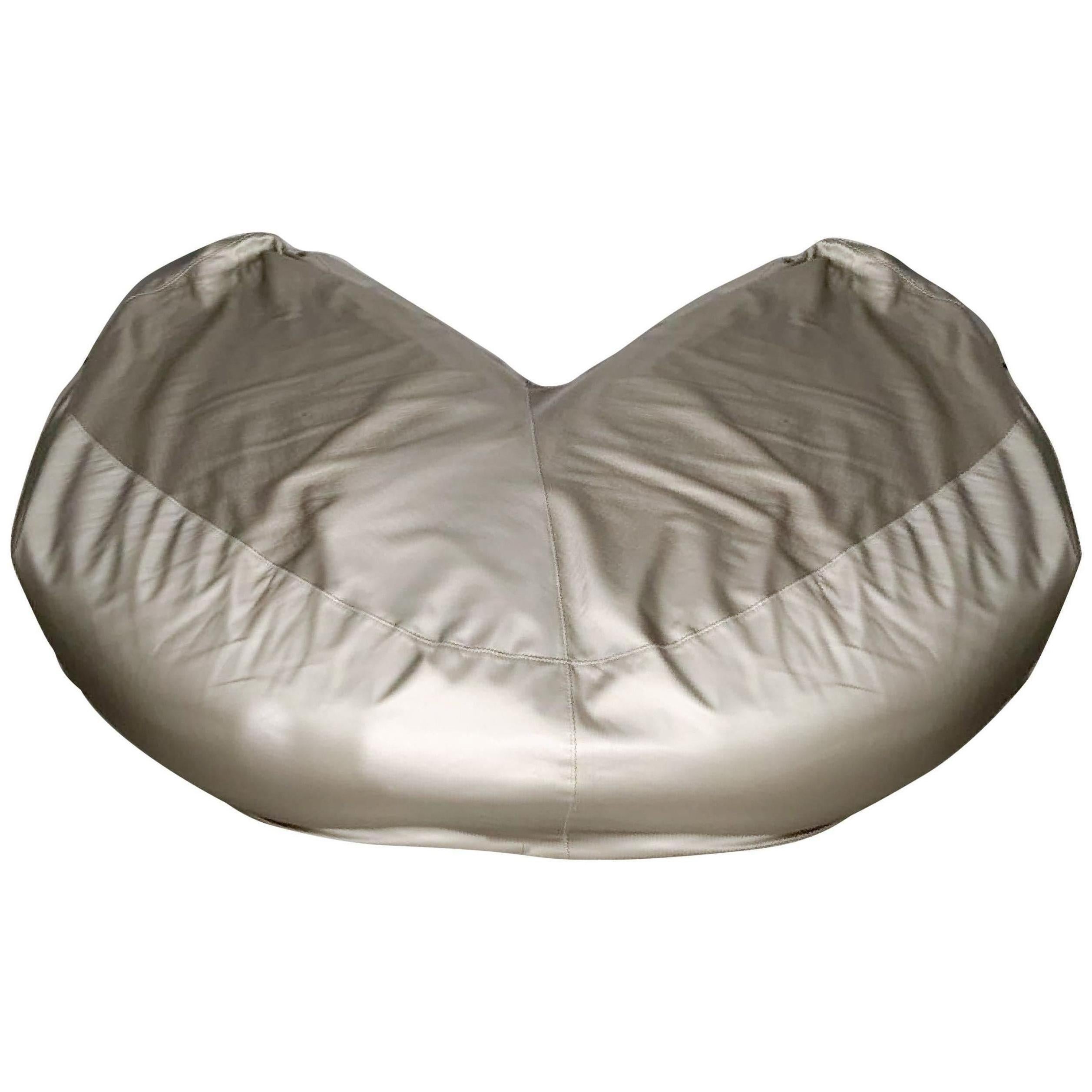Organic Modern Ligne Roset Limited Edition Canapé Patate Sofa Frédéric Ruyant, Gold Silver 2005