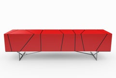 Ligne Roset "Lines" Sideboard in Red