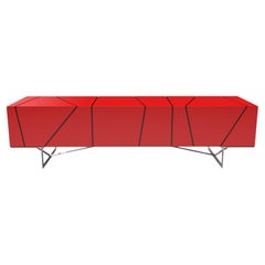 Ligne Roset "Lines" Sideboard in Red