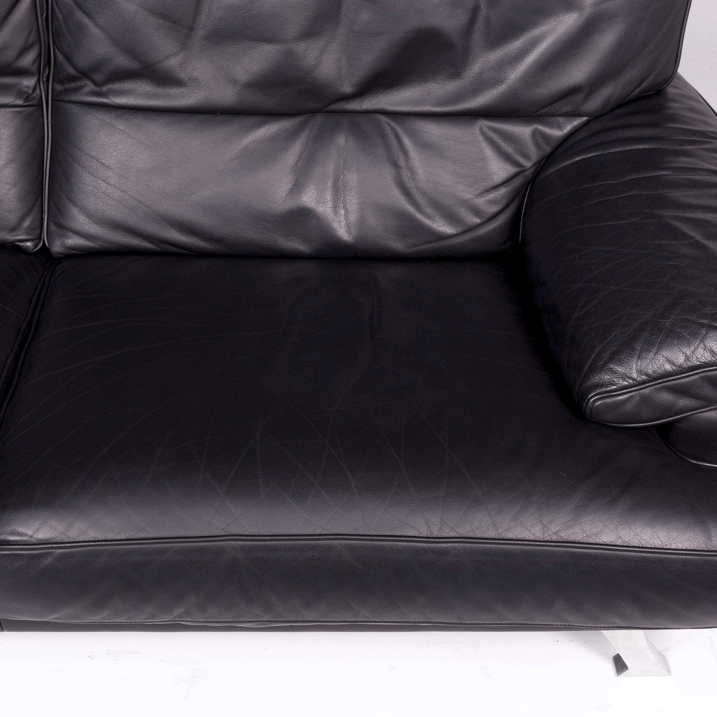 ligne roset leather sofa