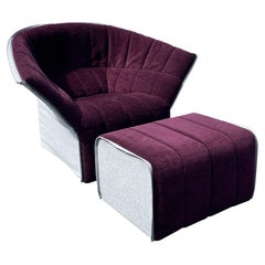 Ligne Roset Moel Lounge Chair and Ottoman
