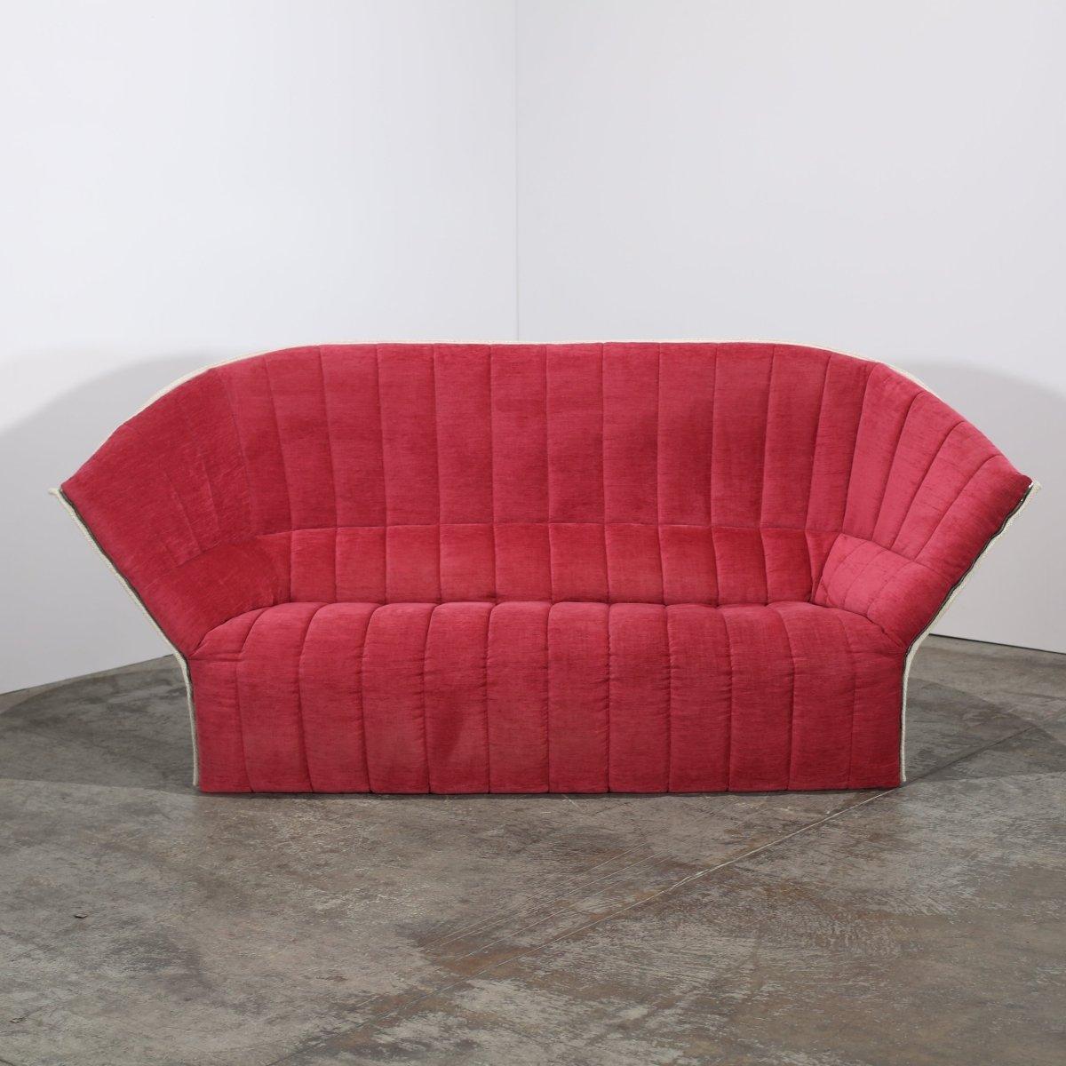 Ligne Roset Moël Three Seater Sofa and Bench by Inga Sempé For Sale 4