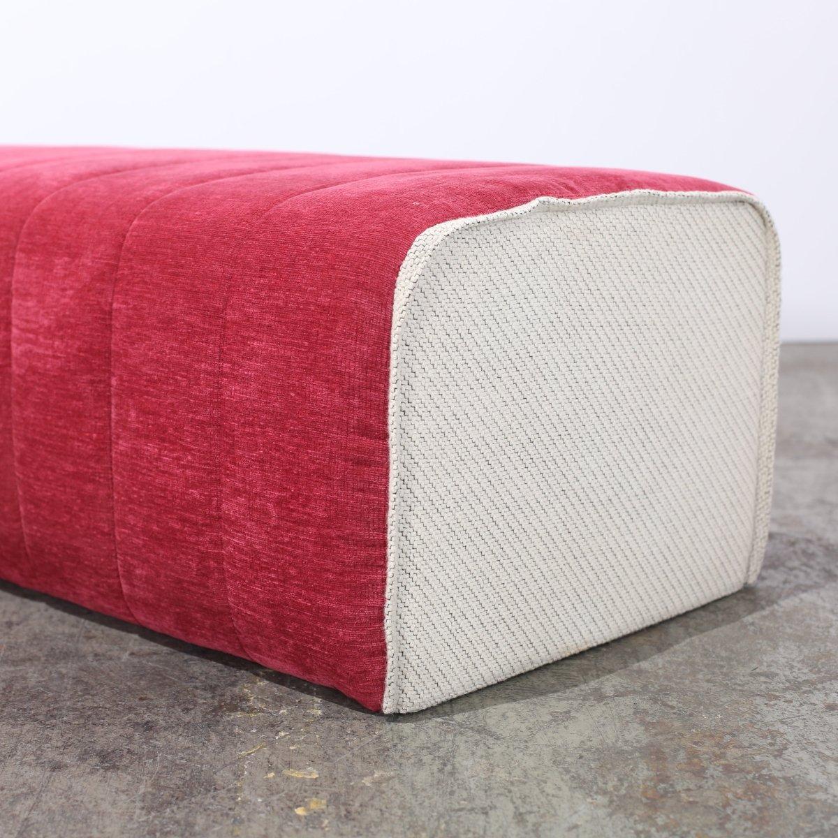 French Ligne Roset Moël Three Seater Sofa and Bench by Inga Sempé For Sale